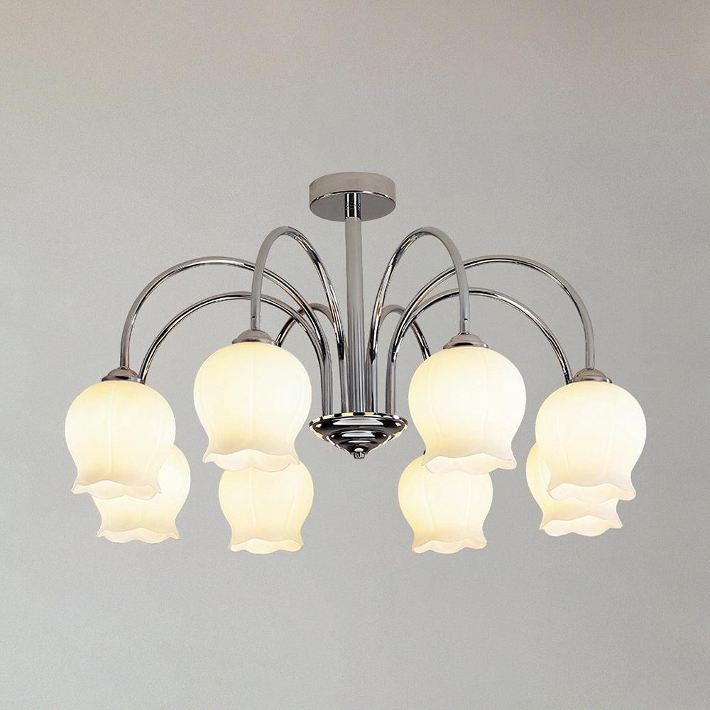 Aurora Chandelier Floral Glass - Blowlighting