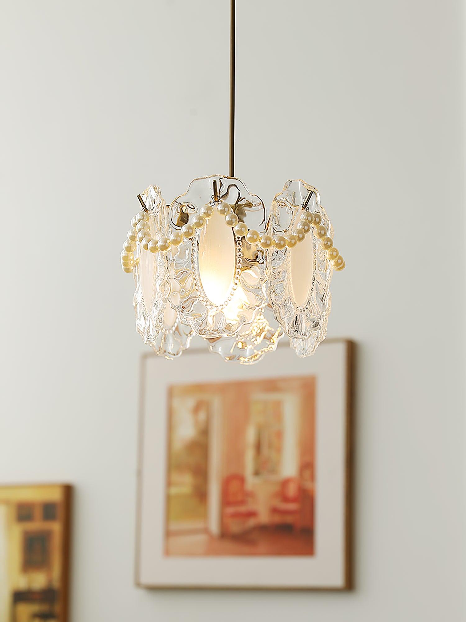 Floral Glass Pendant Lamp - Blowlighting