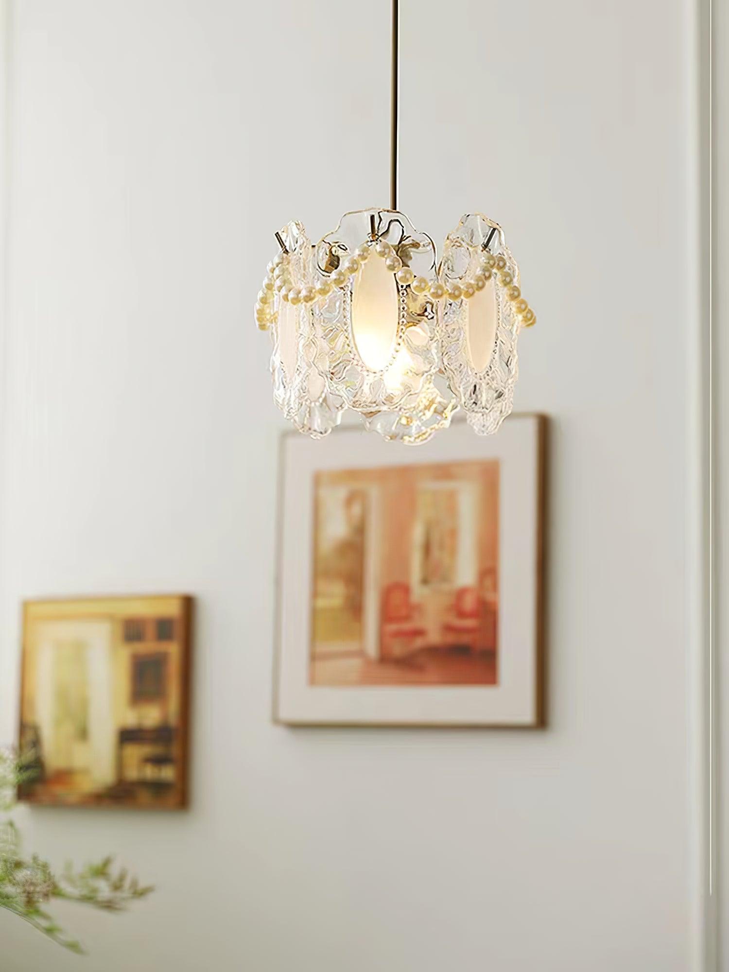 Floral Glass Pendant Lamp - Blowlighting