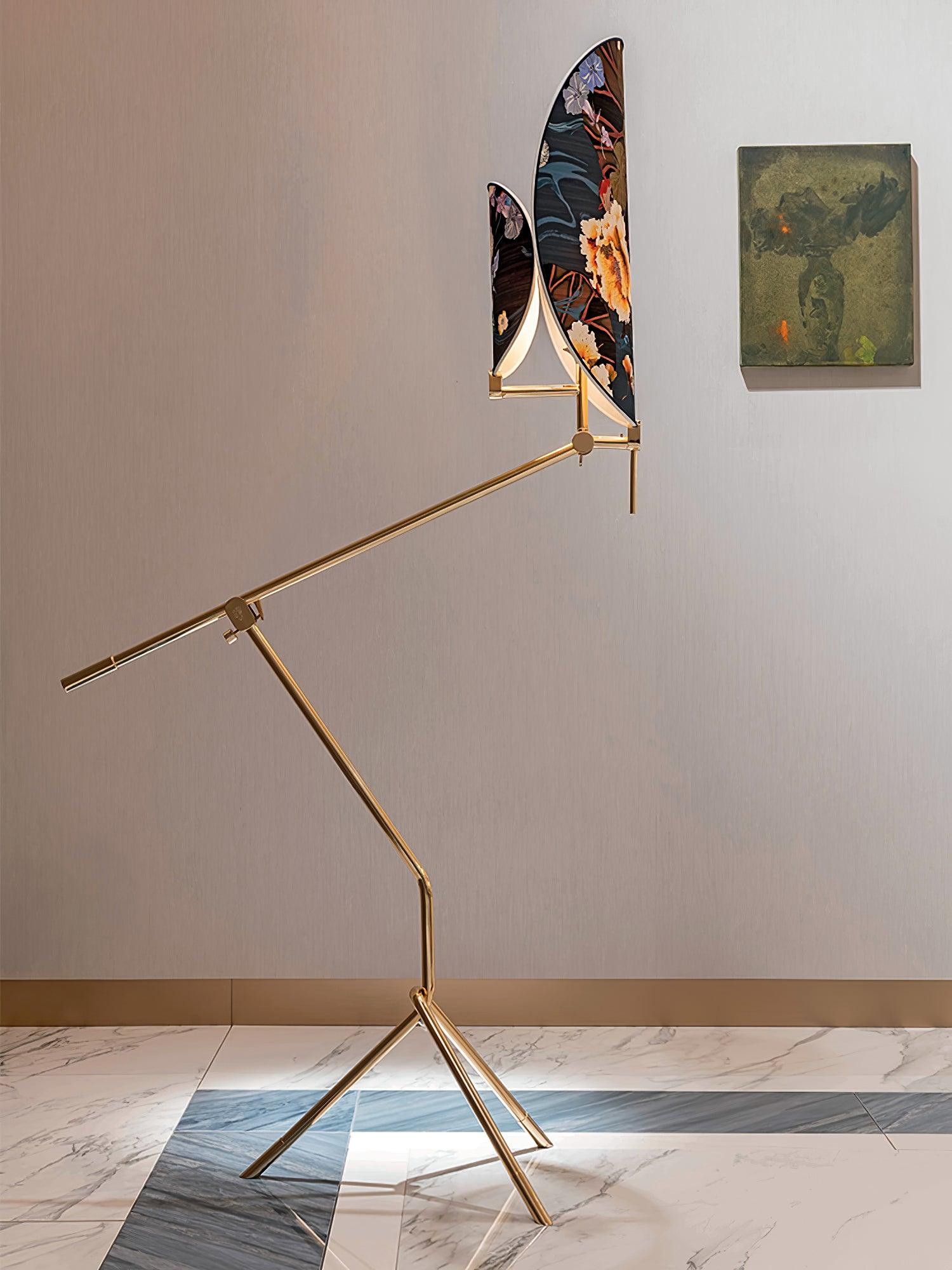 Vorenth Brass Floor Lamp - Blowlighting