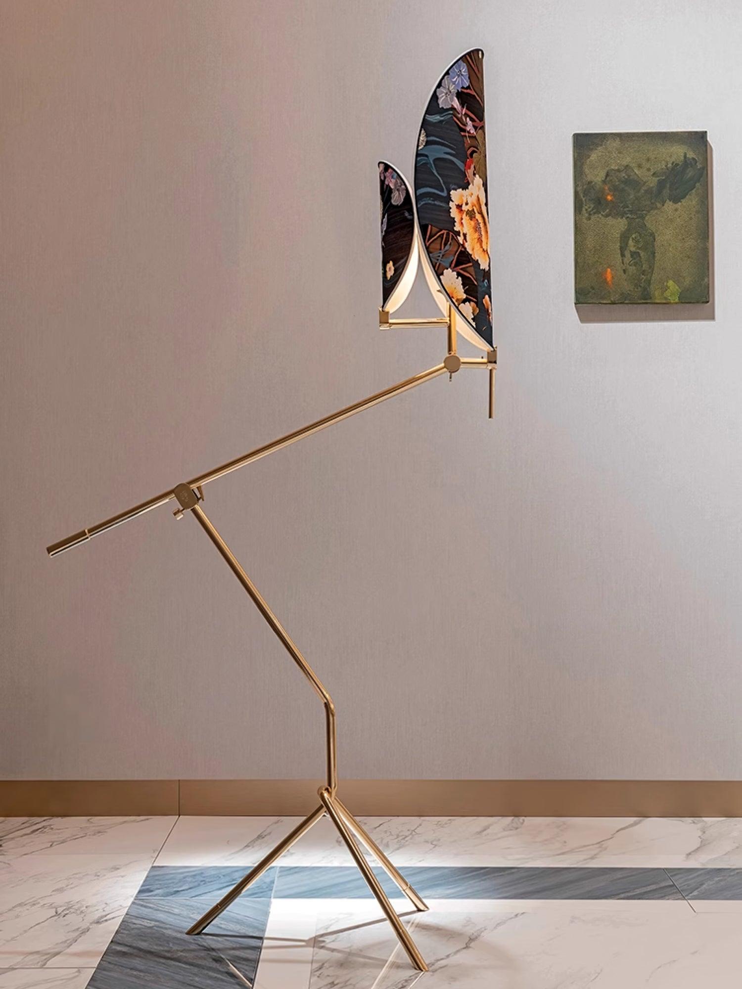 Vorenth Brass Floor Lamp - Blowlighting