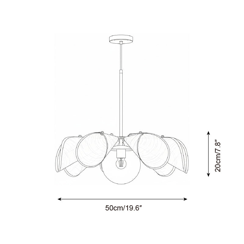 Florello Modern Glass Pendant Light