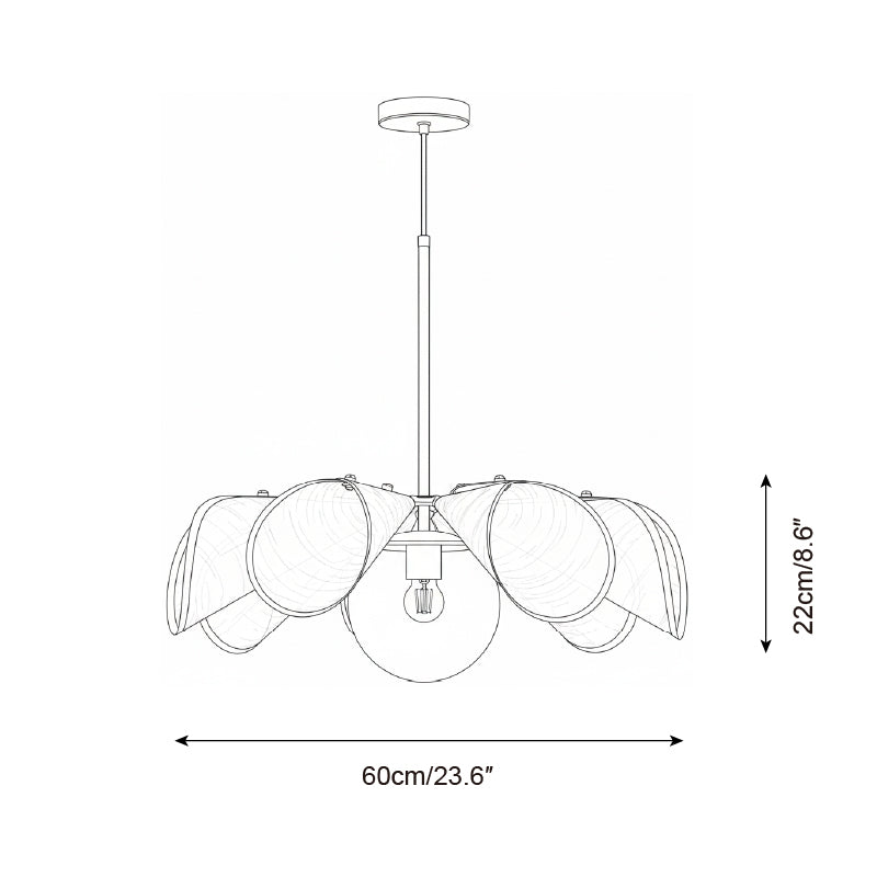 Florello Modern Glass Pendant Light