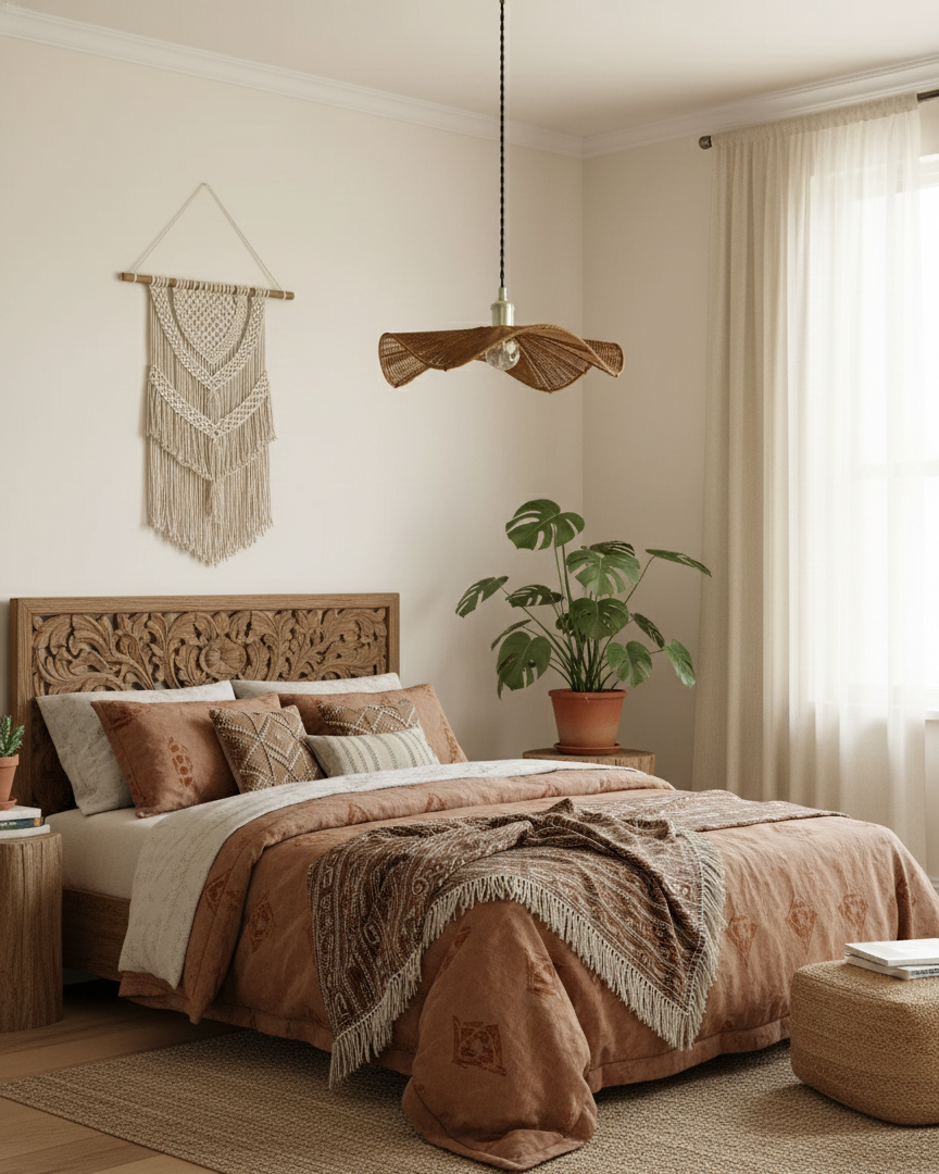 Floressa Organic Rattan Pendant Light