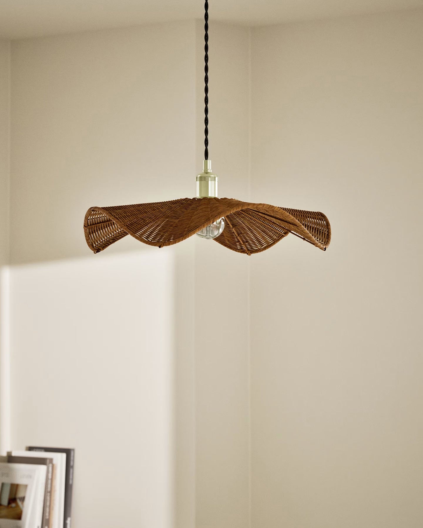Floressa Organic Rattan Pendant Light
