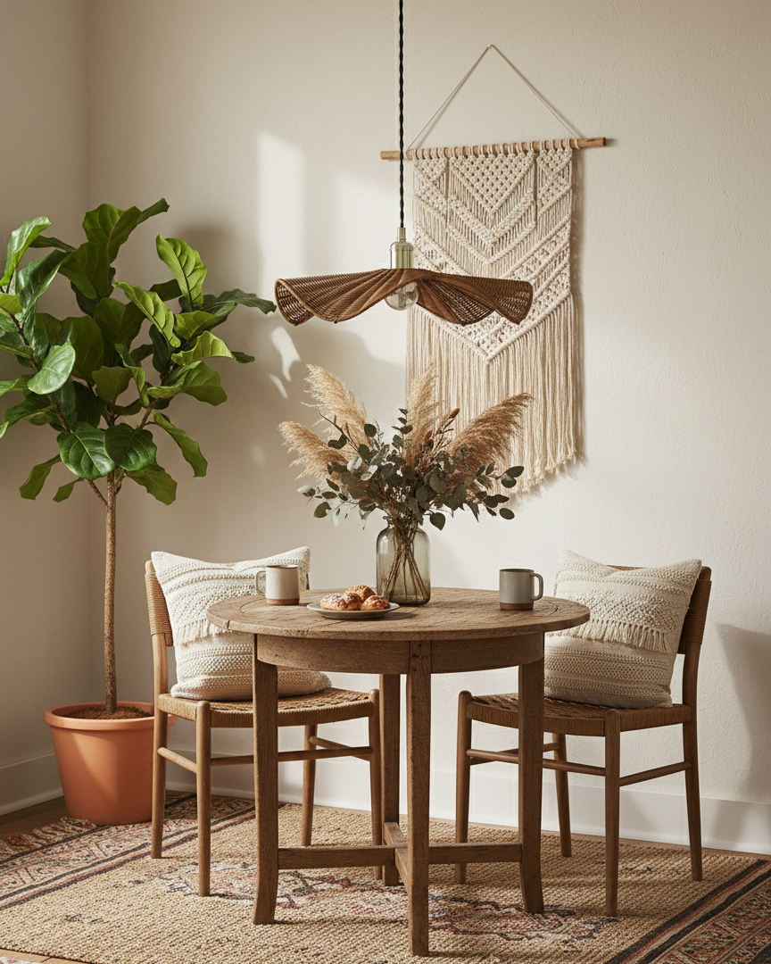 Floressa Organic Rattan Pendant Light