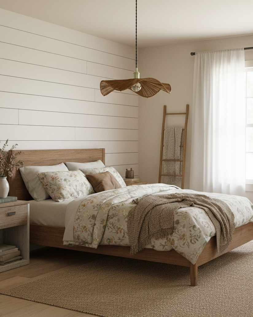 Floressa Organic Rattan Pendant Light