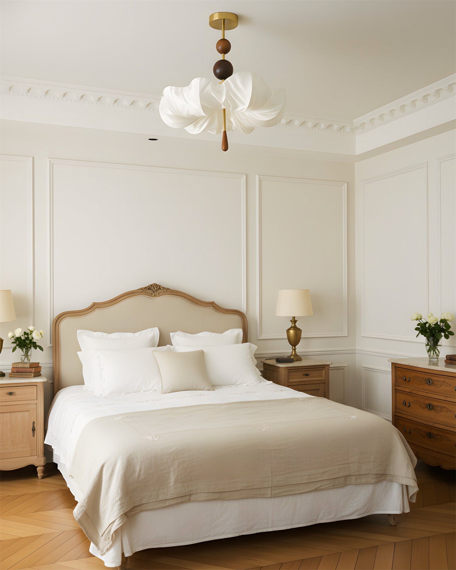 Floretta Organic Fabric Ceiling Light