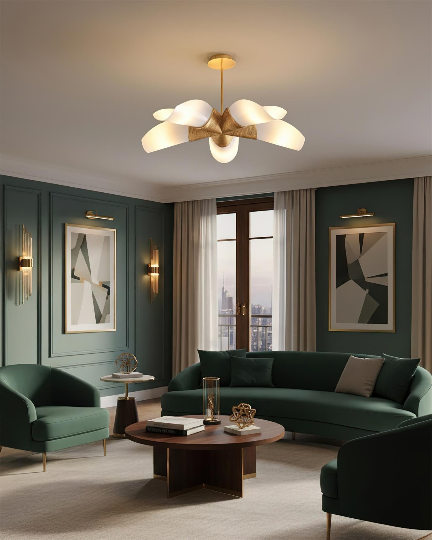 Florynna Modern Acrylic Chandelier