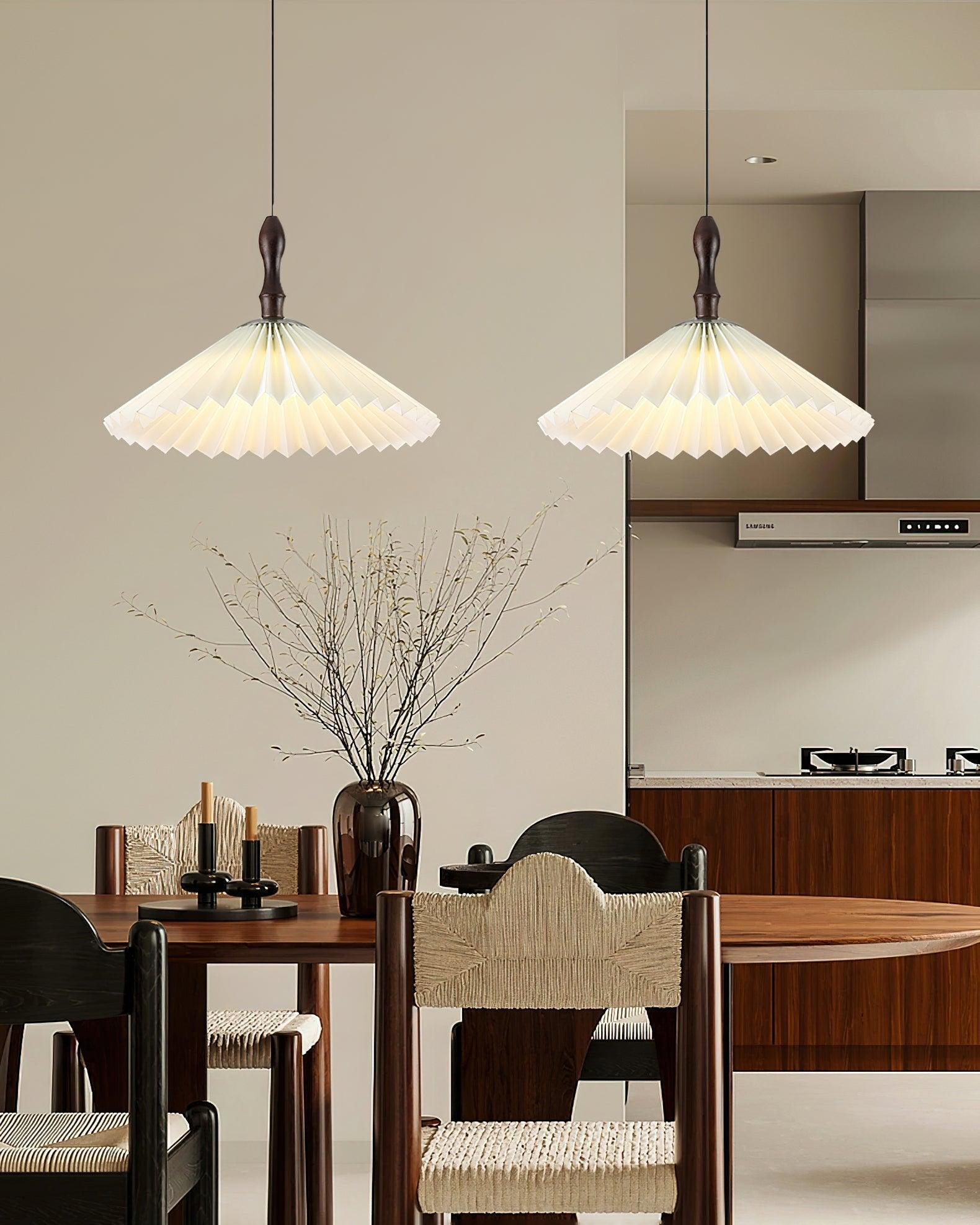 Petal Fashion Wood Pendant Lamp - Blowlighting
