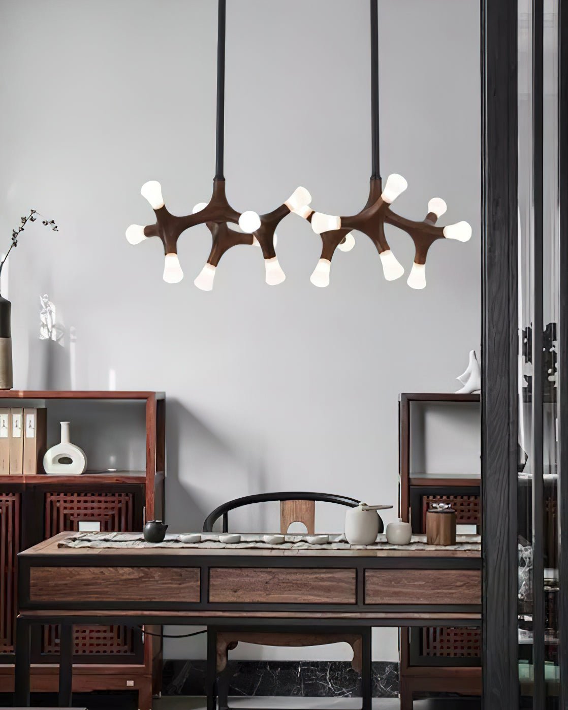 Mynorila Branch-Design Wood Pendant Light - Blowlighting
