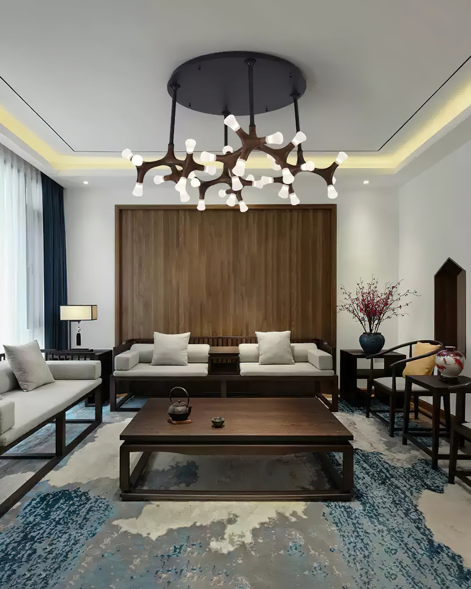Mynorila Branch-Design Wood Pendant Light - Blowlighting