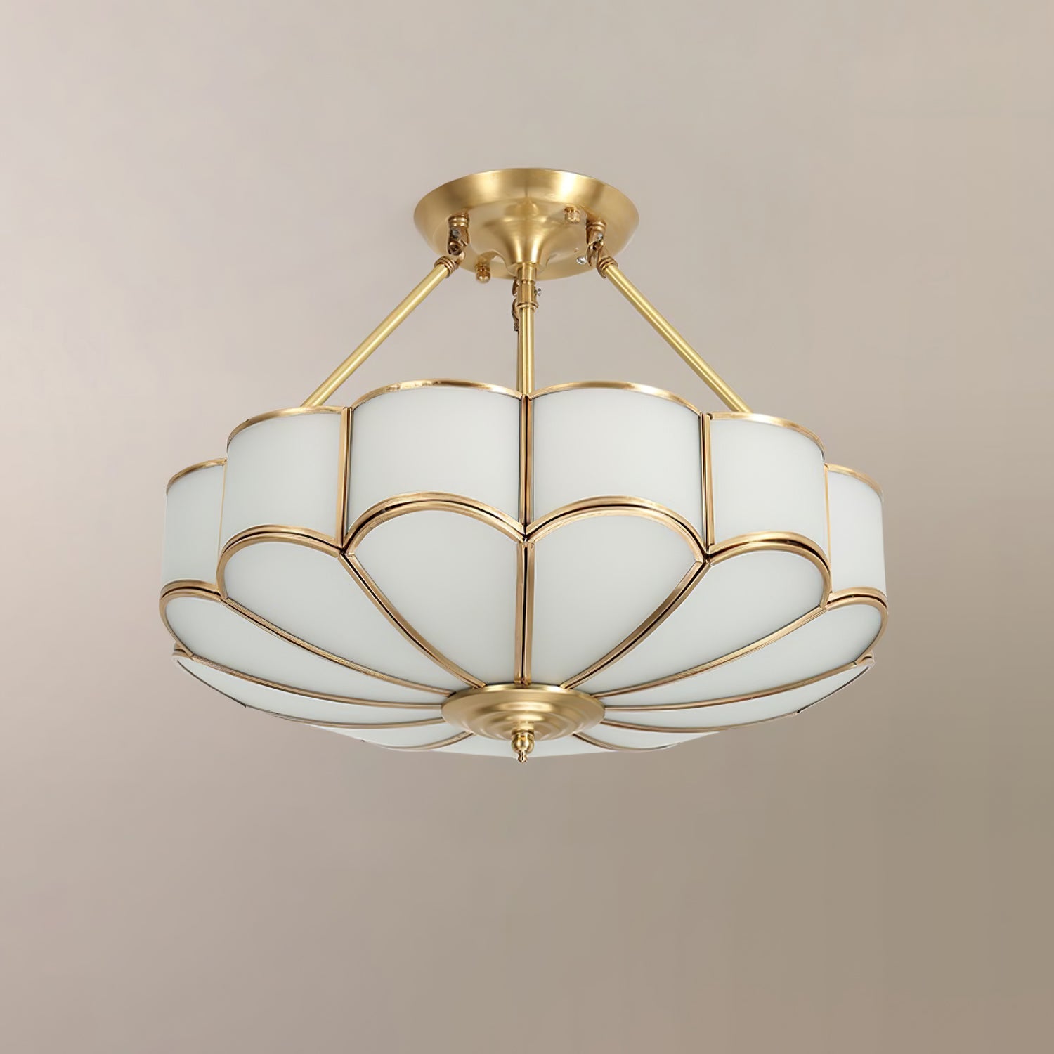 Flower Shape Glass Ceiling Light - Blowlighting