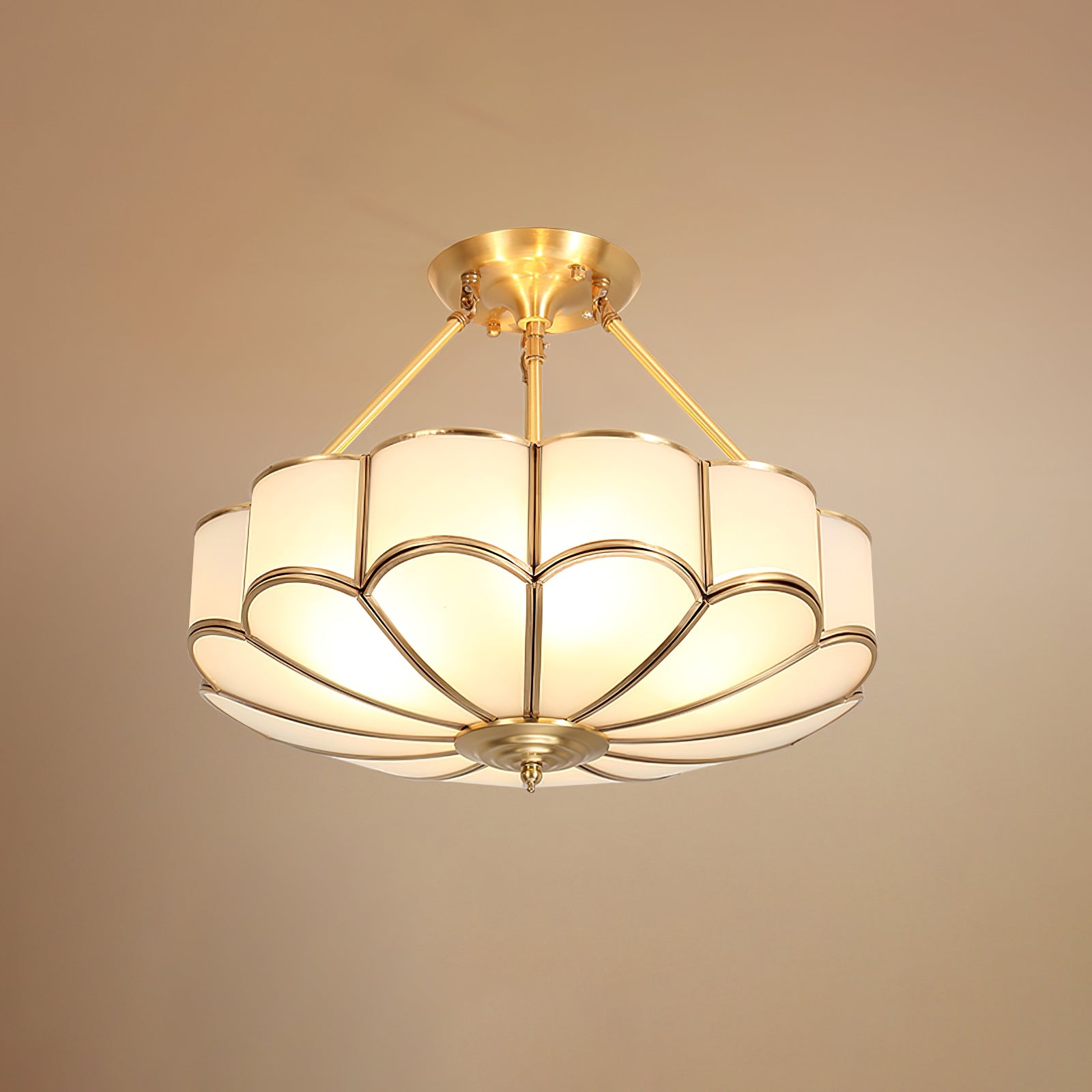 Flower Shape Glass Ceiling Light - Blowlighting