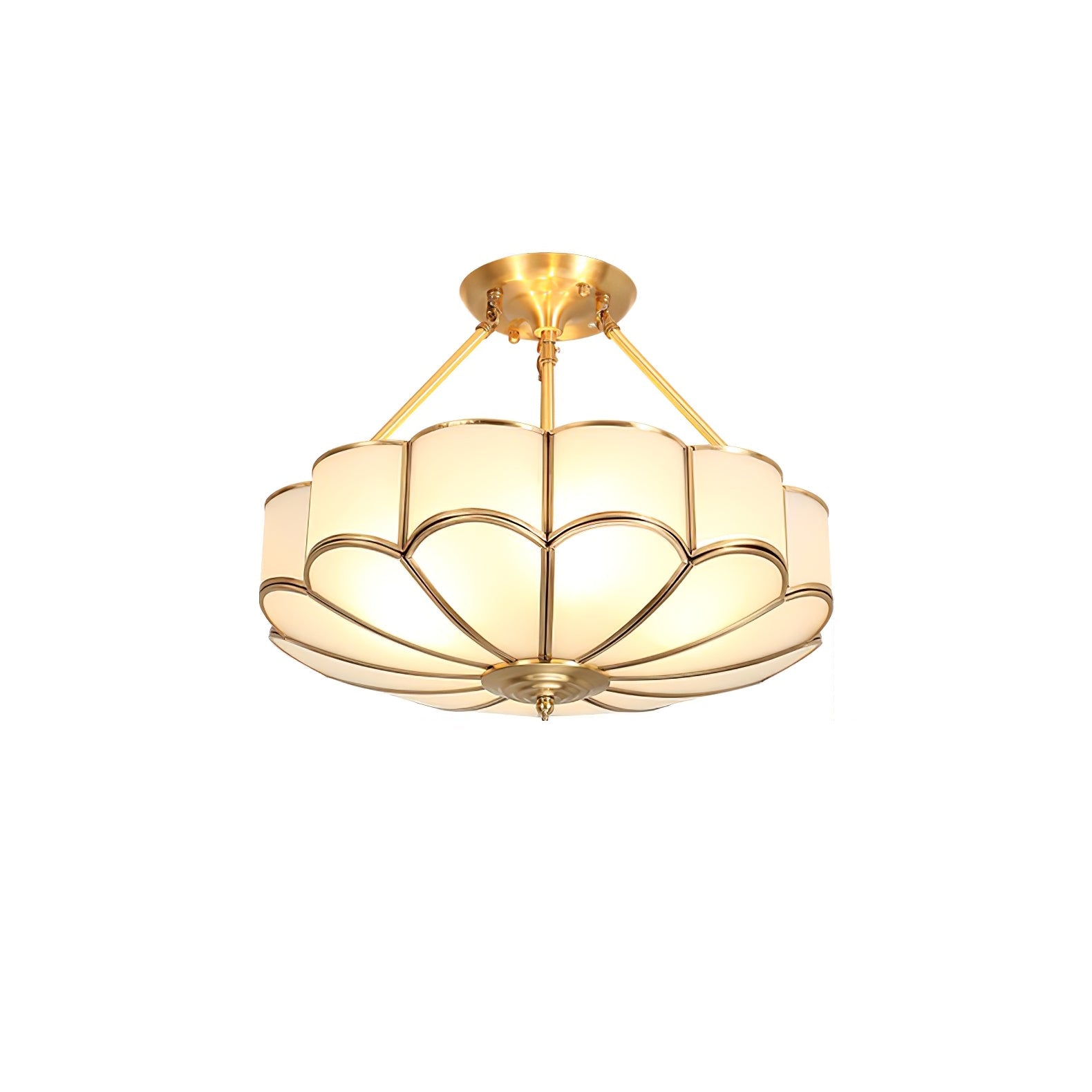 Flower Shape Glass Ceiling Light - Blowlighting