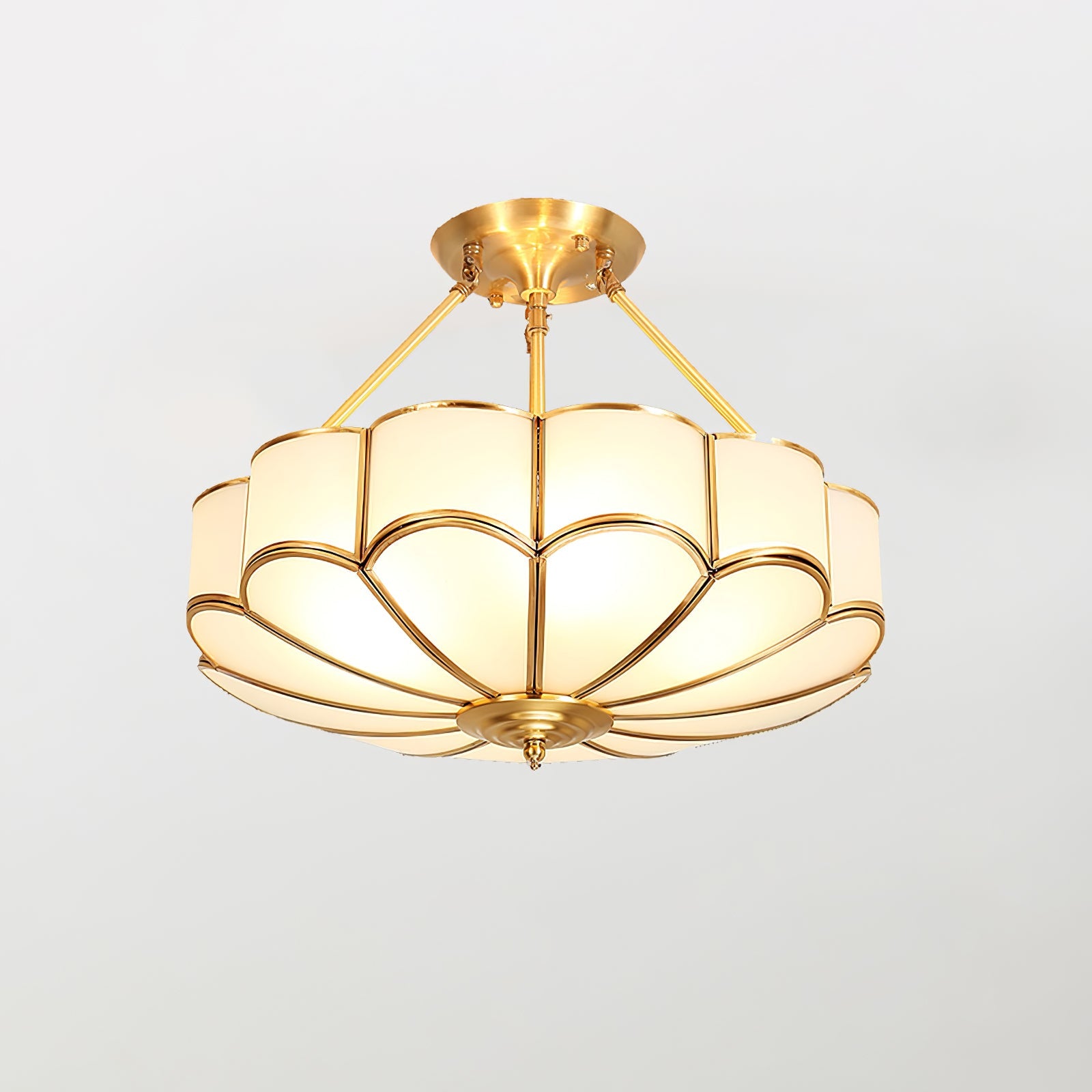 Flower Shape Glass Ceiling Light - Blowlighting