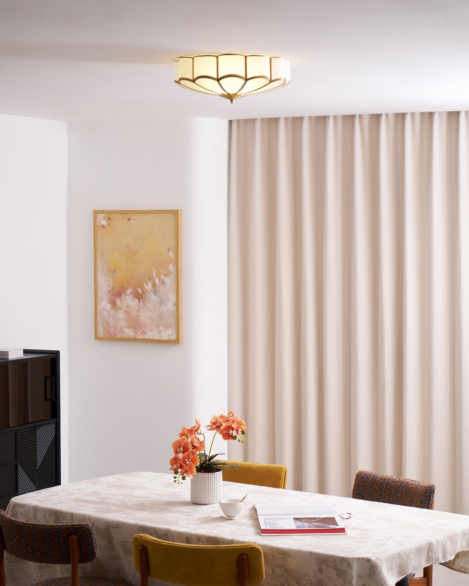 Flower Shape Glass Recessed Ceiling Light - Blowlighting
