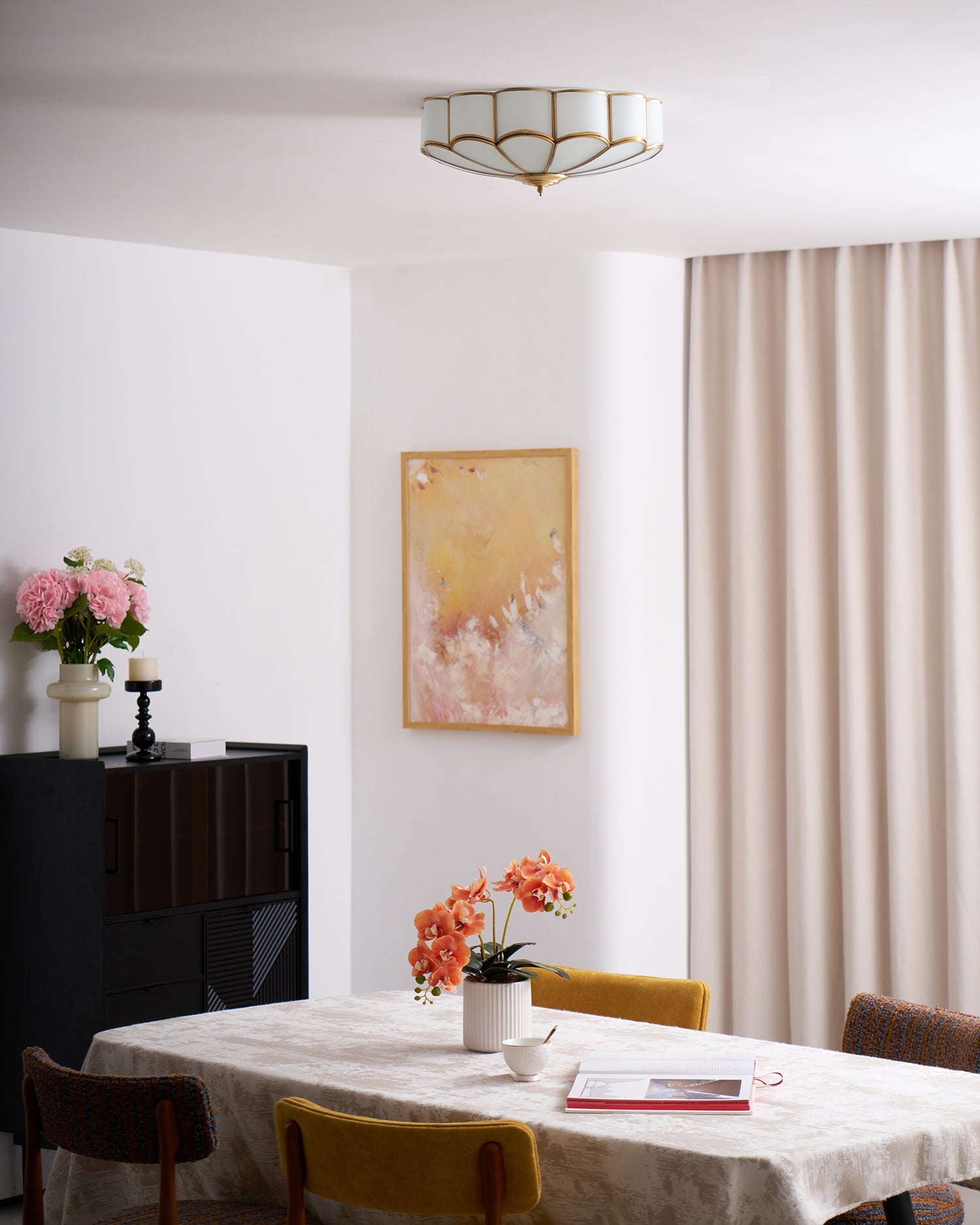 Flower Shape Glass Recessed Ceiling Light - Blowlighting