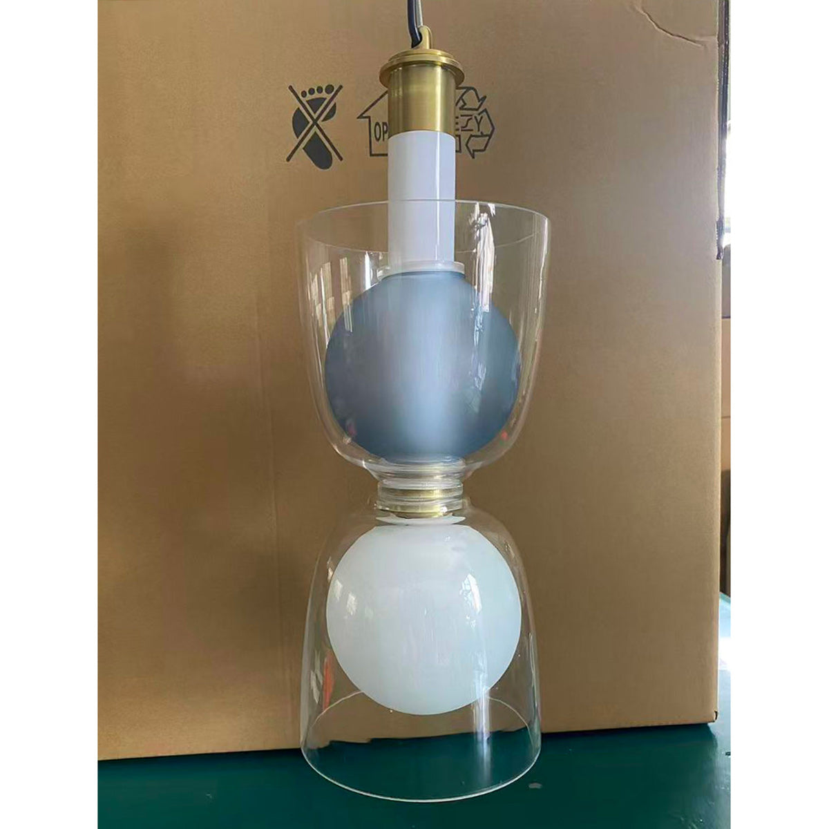 Flume Modern Glass Pendant Light