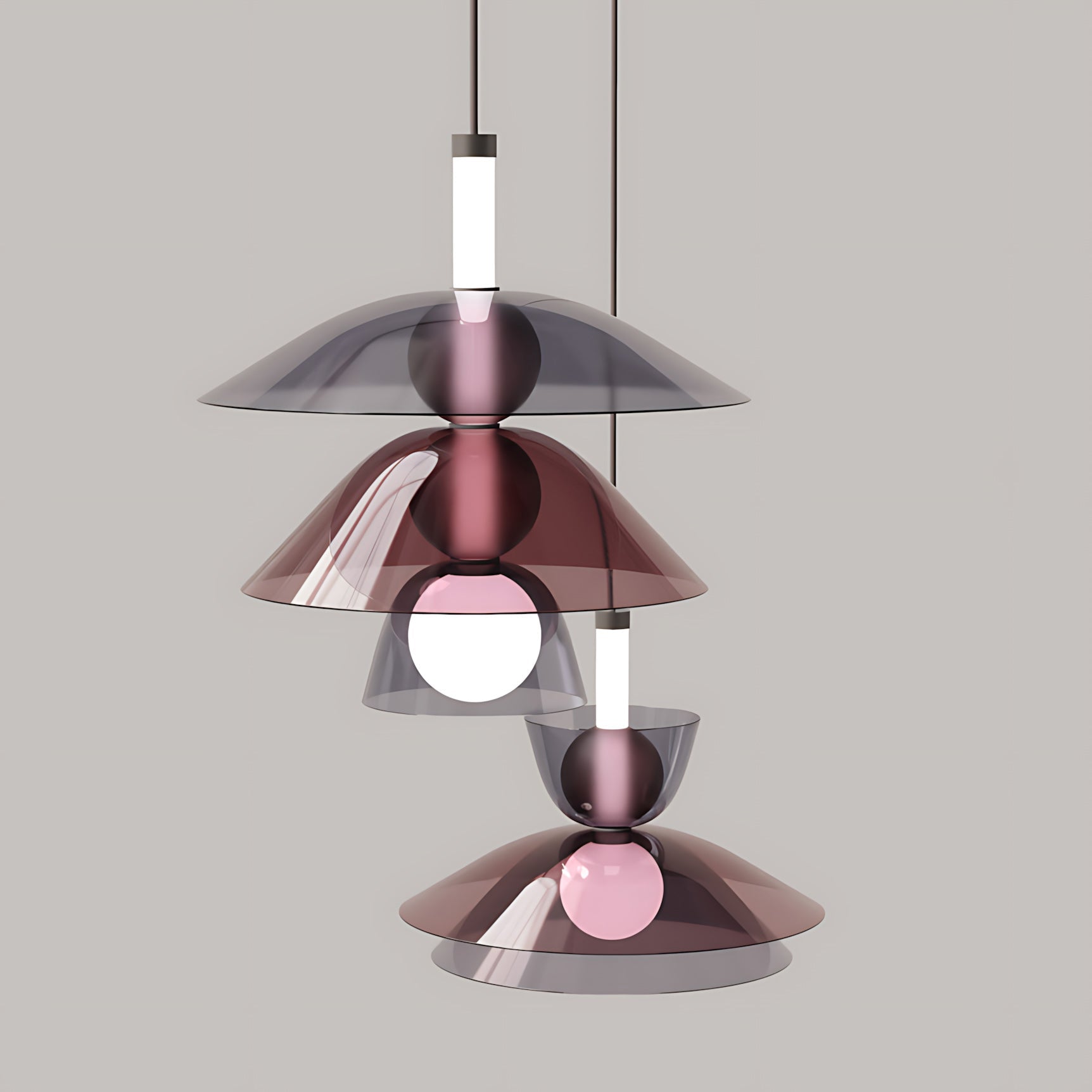 Flume Modern Glass Pendant Light