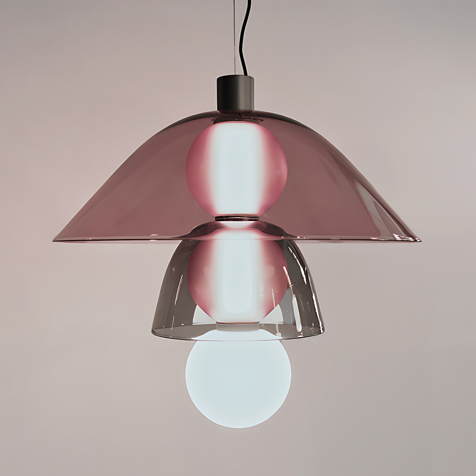 Flume Modern Glass Pendant Light