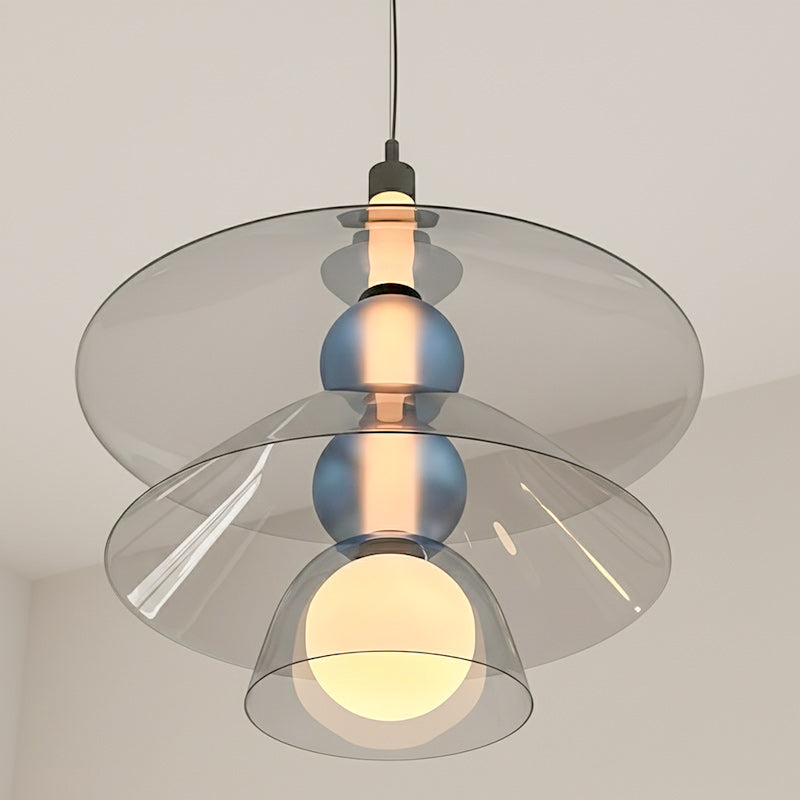 Flume Modern Glass Pendant Light