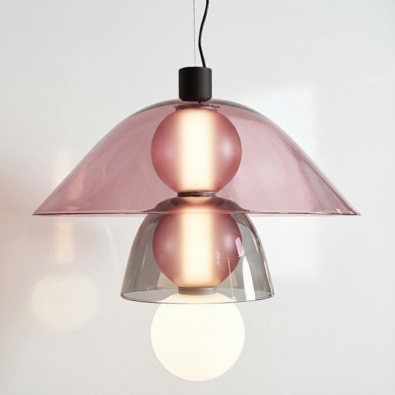 Flume Modern Glass Pendant Light