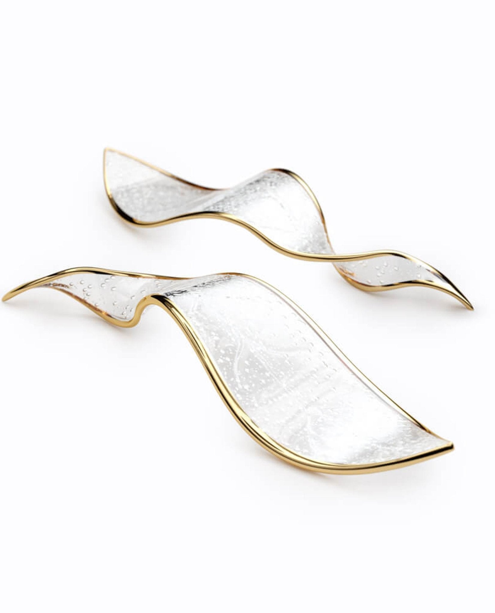 Lustra Chandelier Cascading Leaf Luxe - Blowlighting