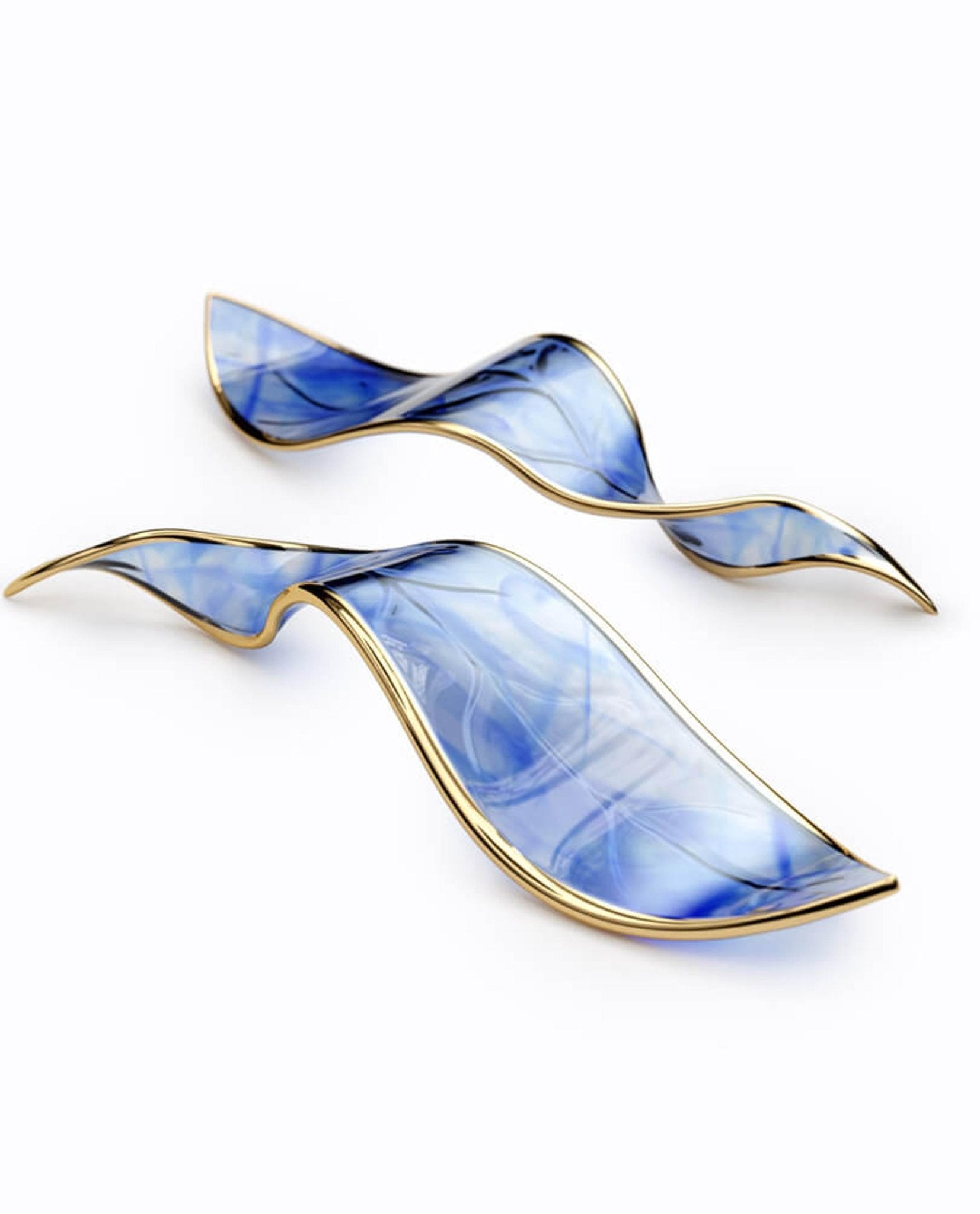 Lustra Chandelier Cascading Leaf Luxe - Blowlighting