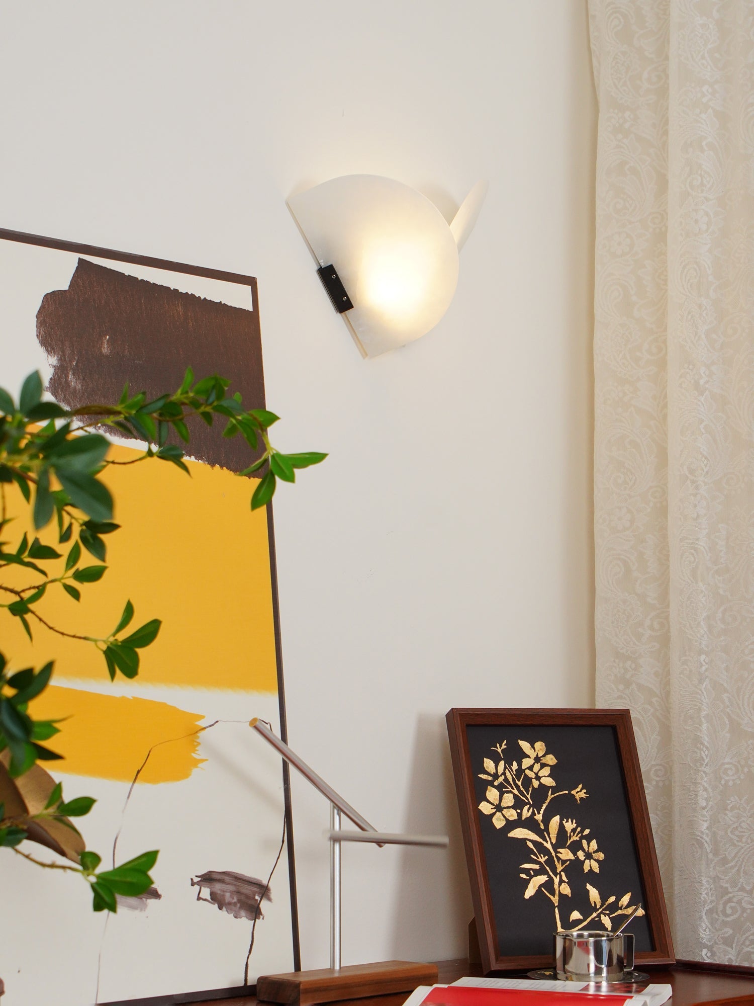 Cevelaris Heart Alabaster Wall Light - Blowlighting