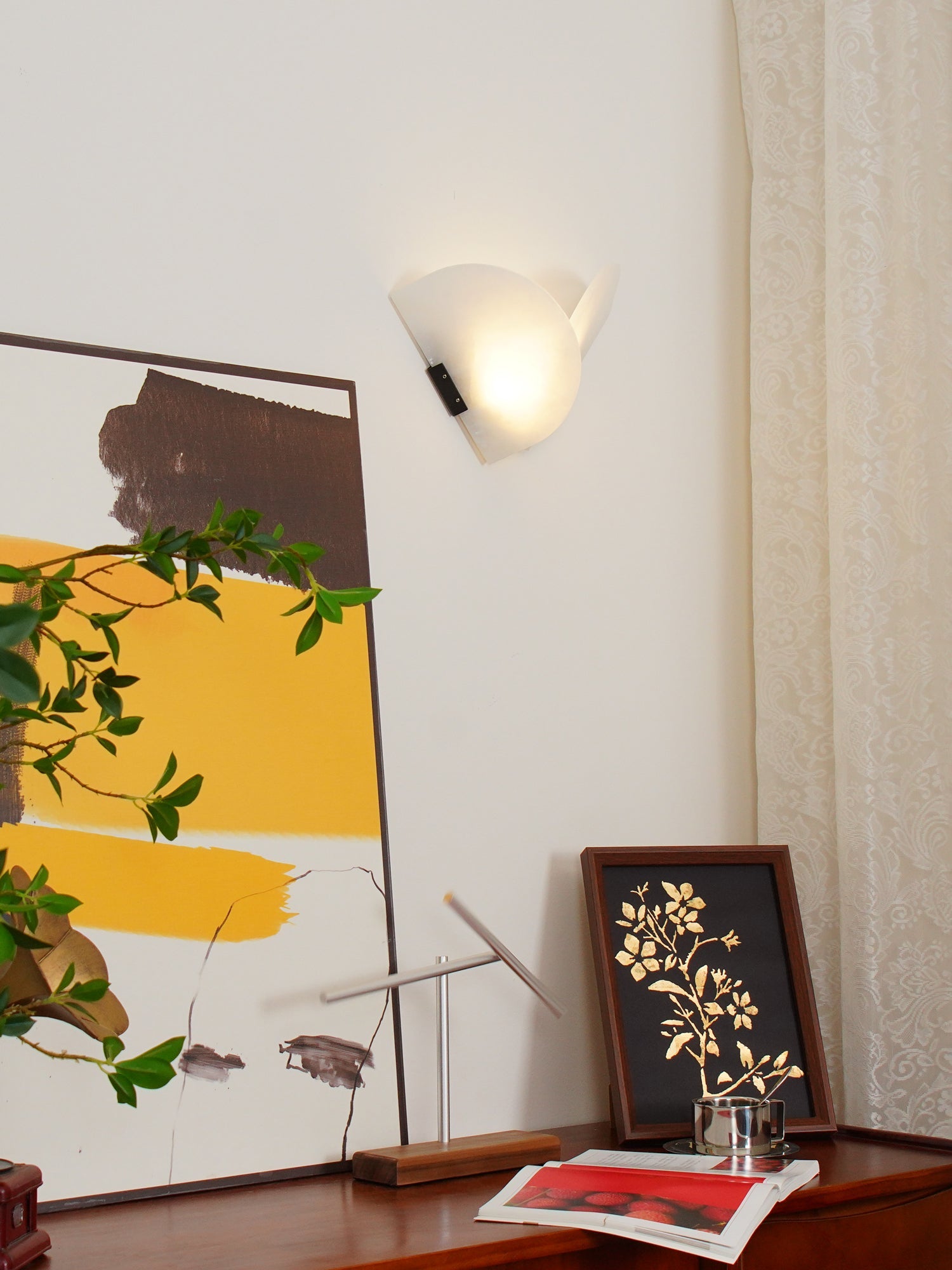 Cevelaris Heart Alabaster Wall Light - Blowlighting