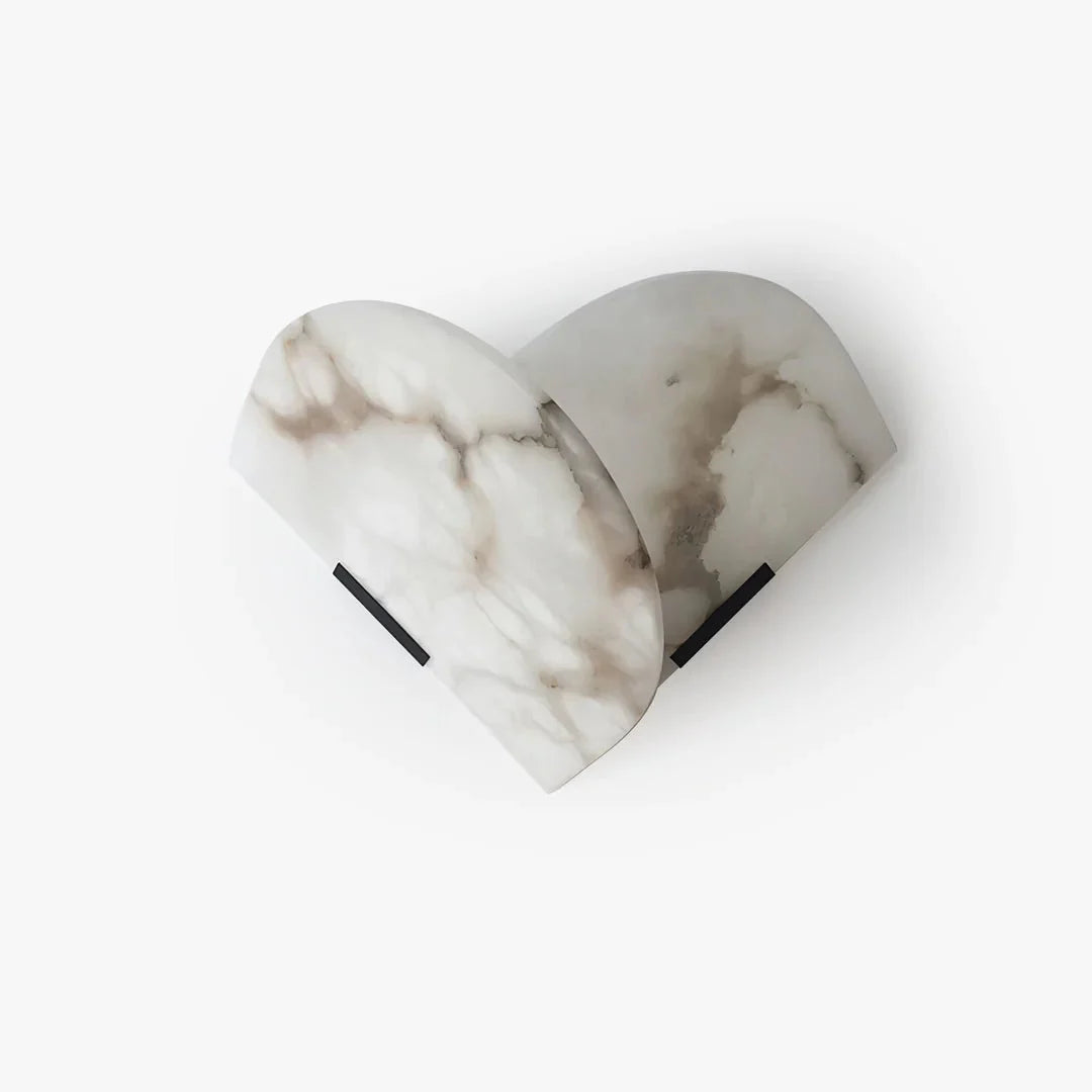 Cevelaris Heart Alabaster Wall Light - Blowlighting