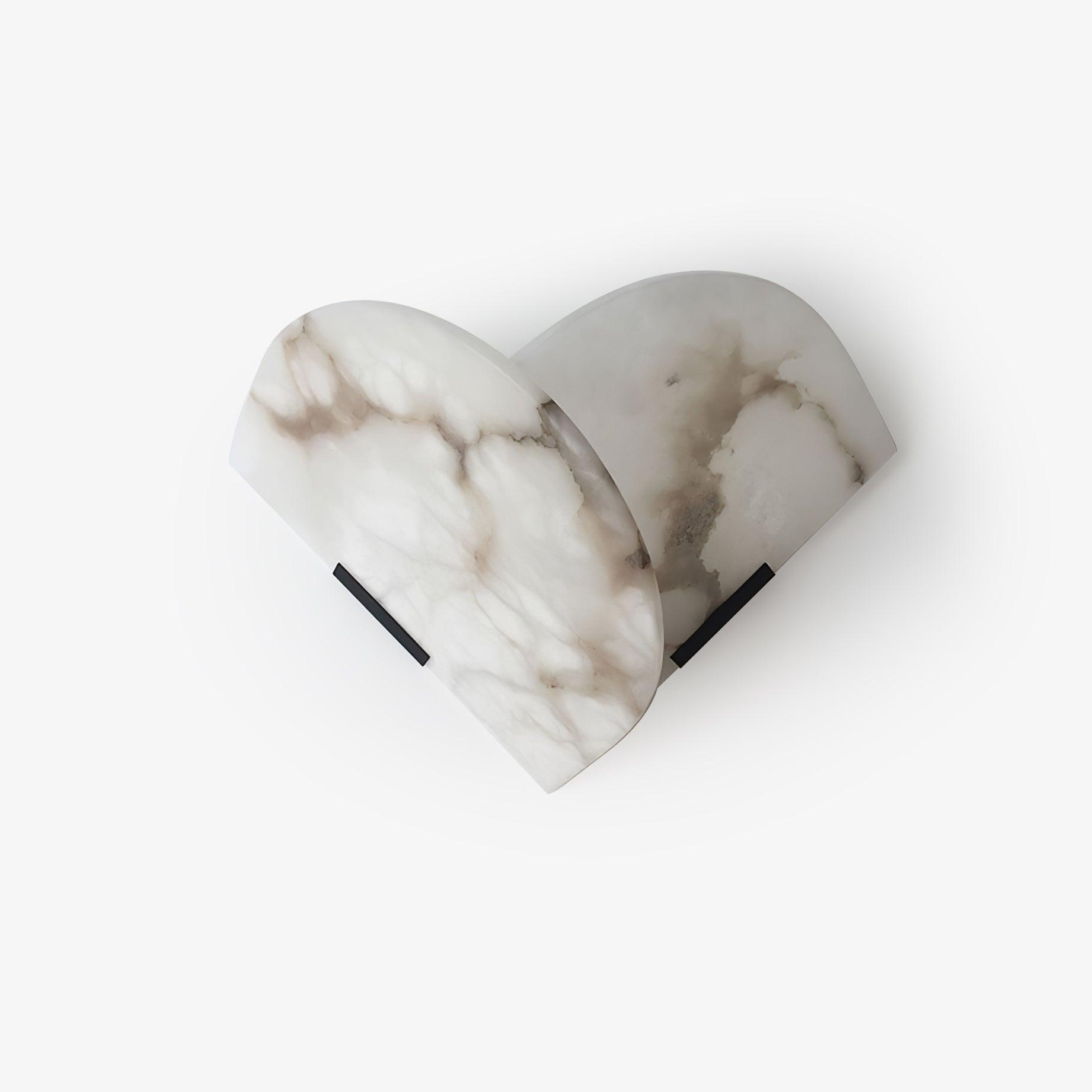 Cevelaris Heart Alabaster Wall Light - Blowlighting