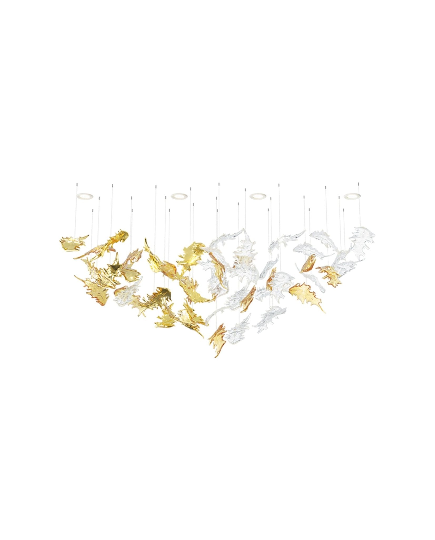 Cosolion Bird Glass Chandelier - Blowlighting