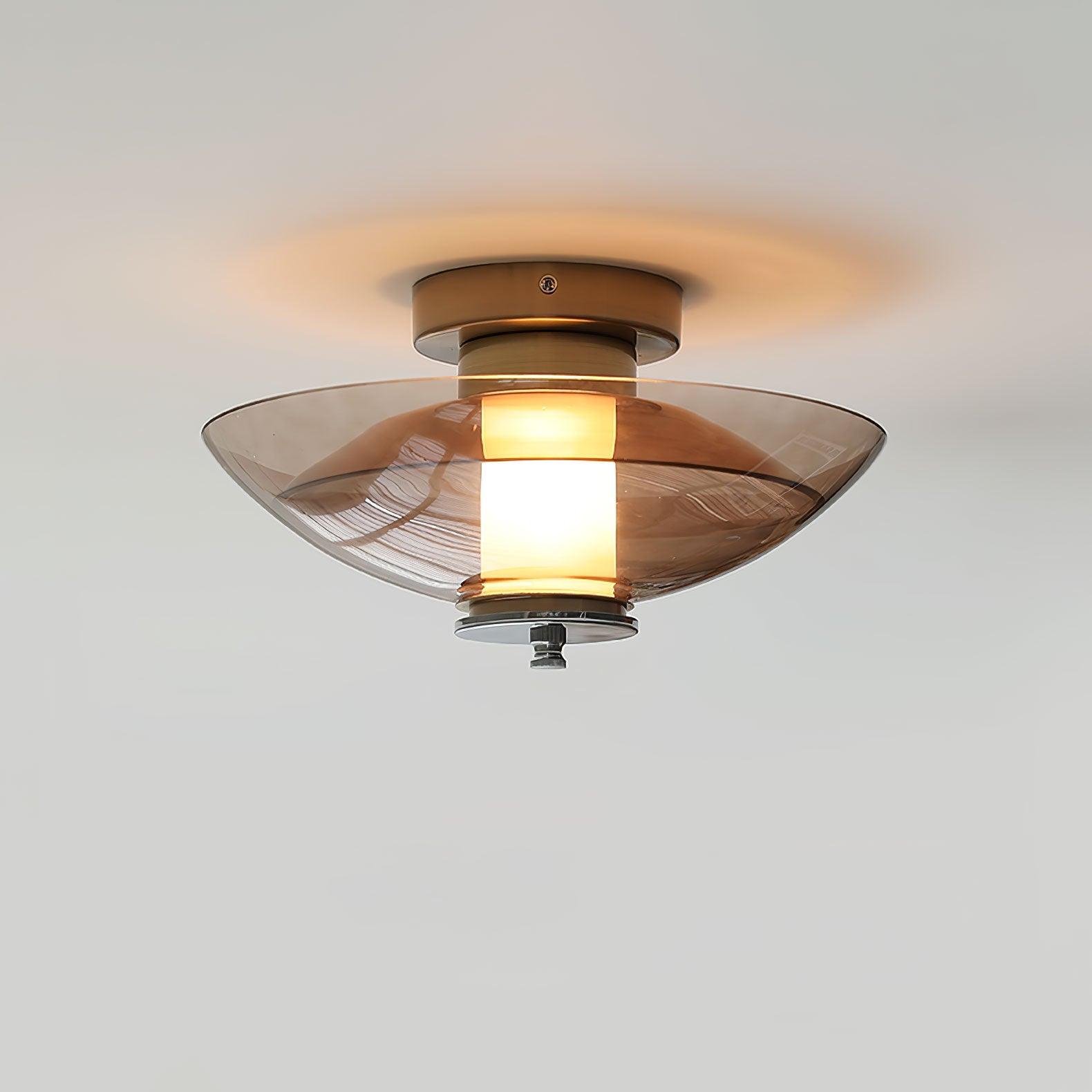 Flying Saucer Chrome Wall Light - Blowlighting