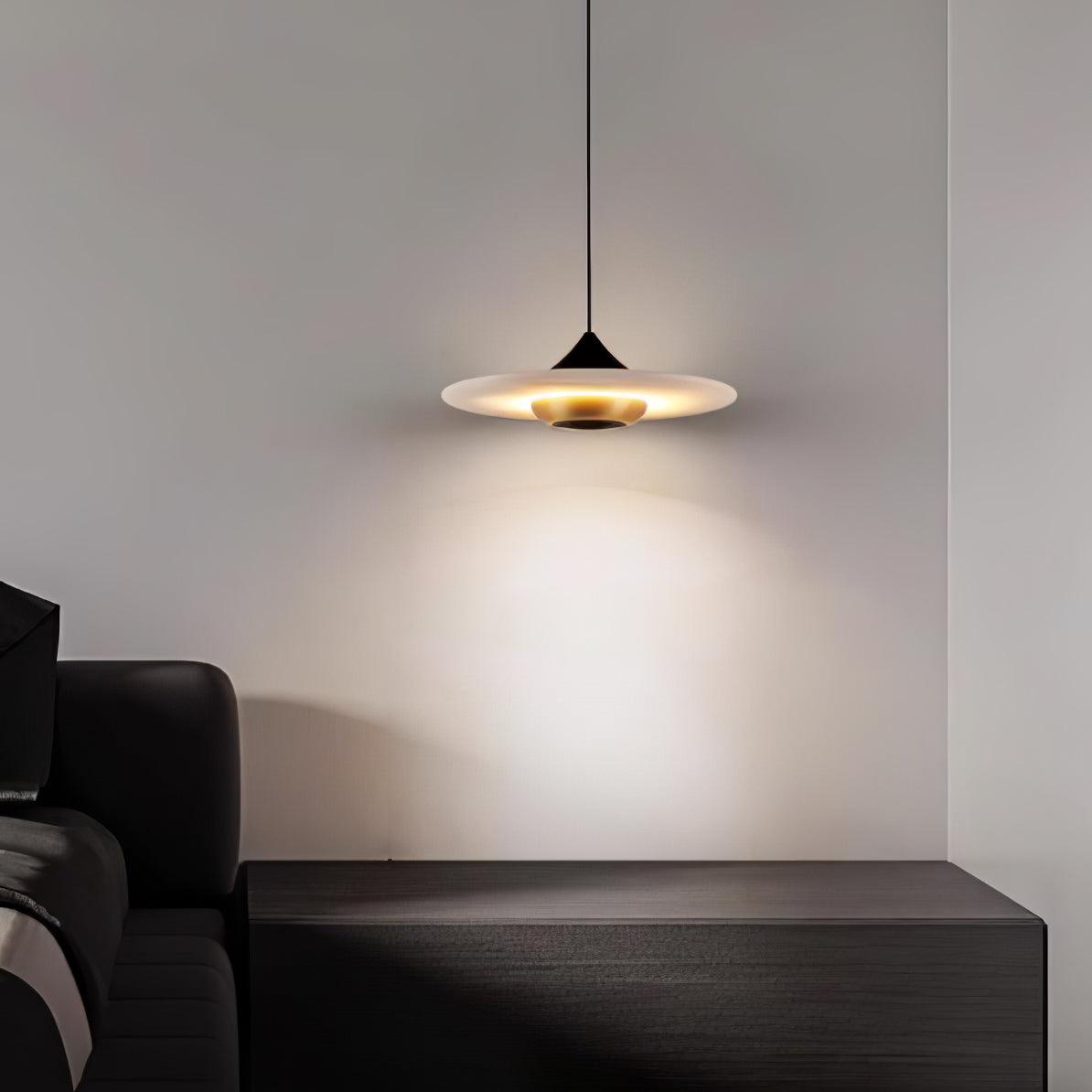 Flying Saucer Marble Pendant Lamp - Blowlighting
