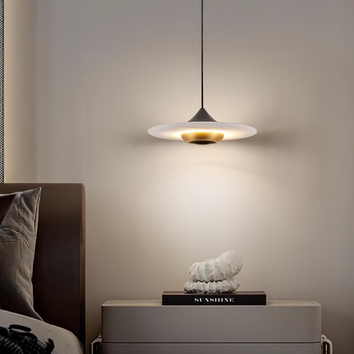 Flying Saucer Marble Pendant Lamp - Blowlighting