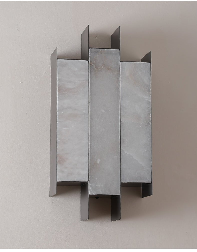 Folded Alabaster Panel Sconce - Vakkerlight