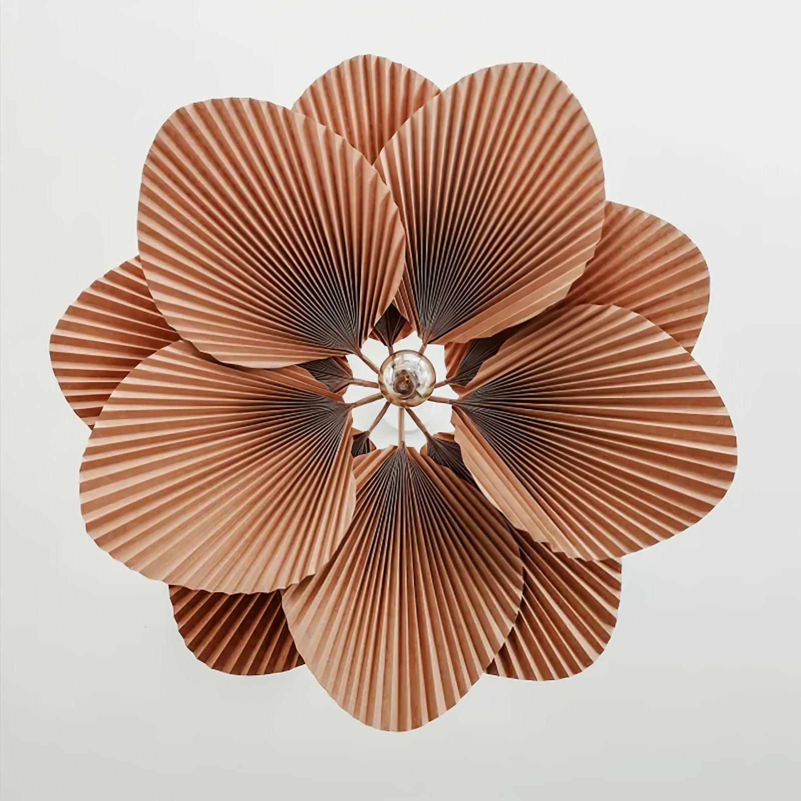 Folded Leaf Lotus Pendant Lamp - Blowlighting