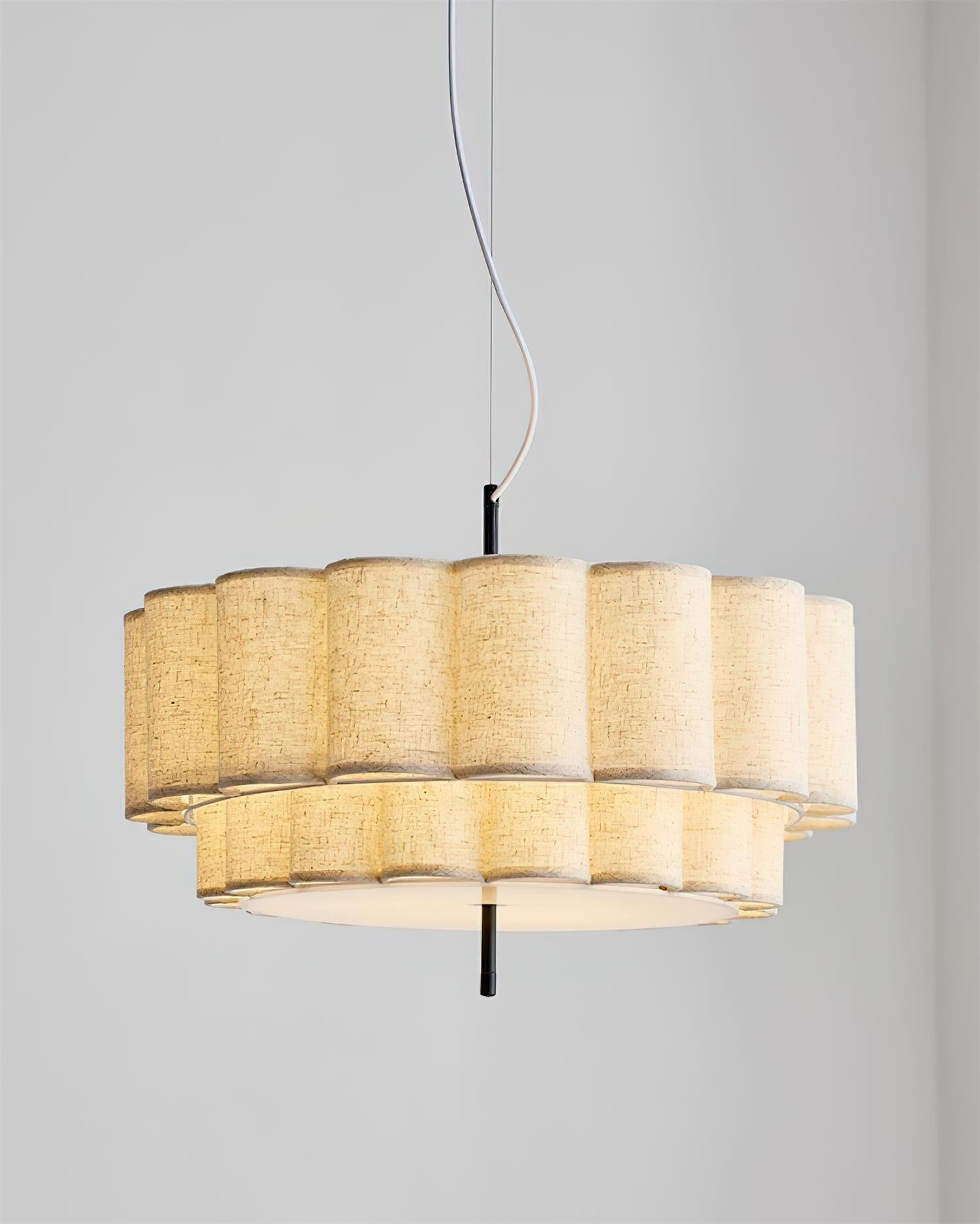 Folden Minimalist Fabric Pendant Light