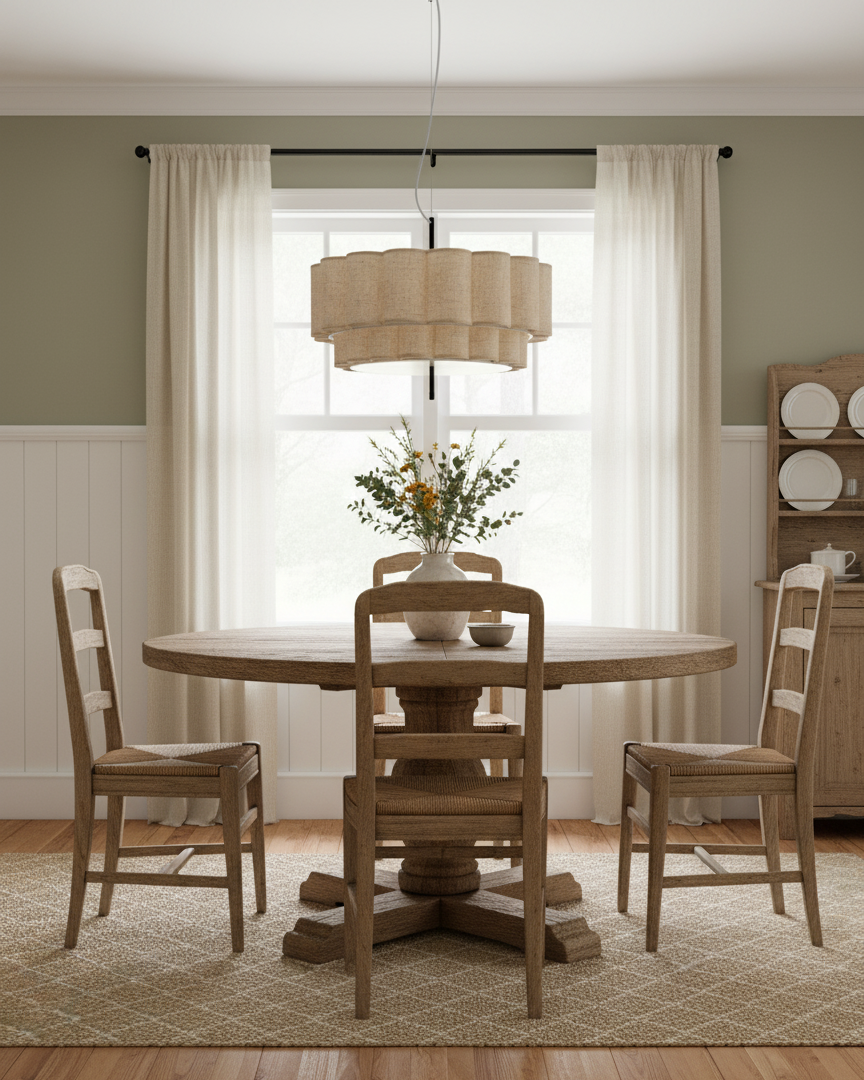 Folden Minimalist Fabric Pendant Light