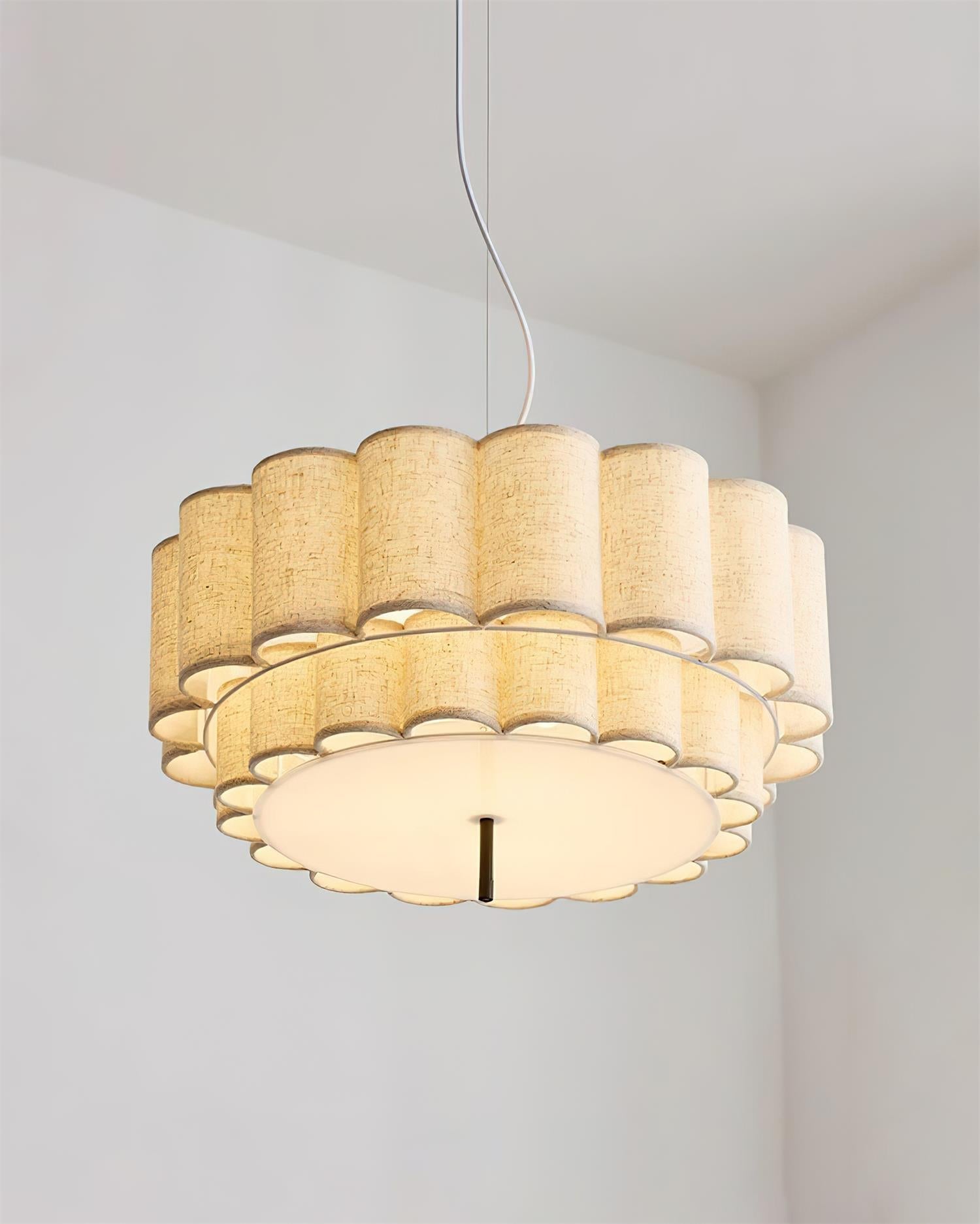 Folden Minimalist Fabric Pendant Light