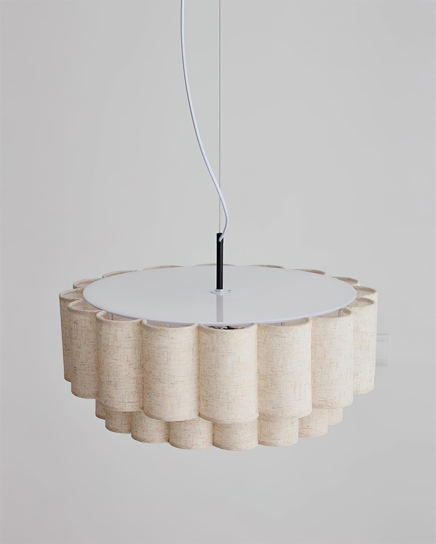 Folden Minimalist Fabric Pendant Light