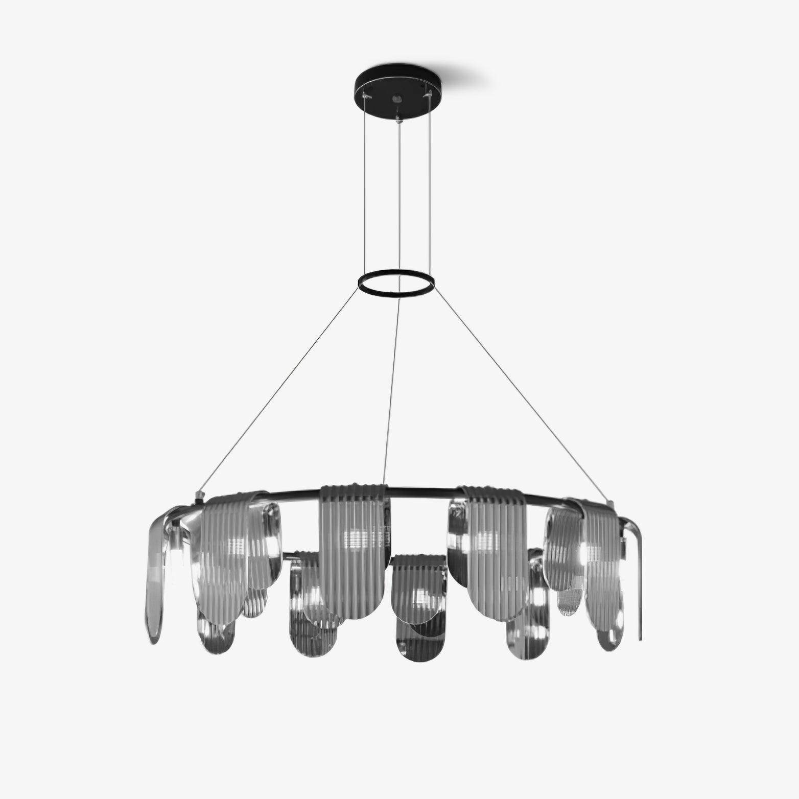Leo Modern Glass Chandelier - Blowlighting