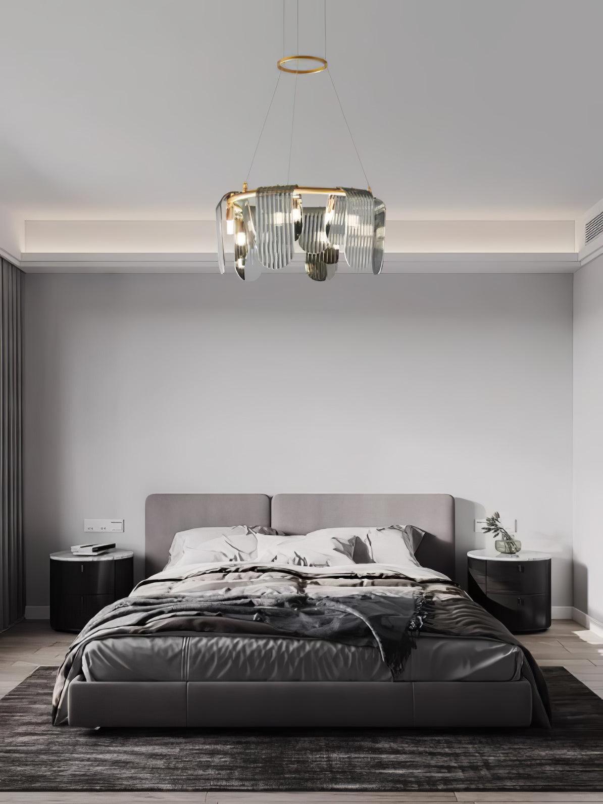 Leo Modern Glass Chandelier - Blowlighting