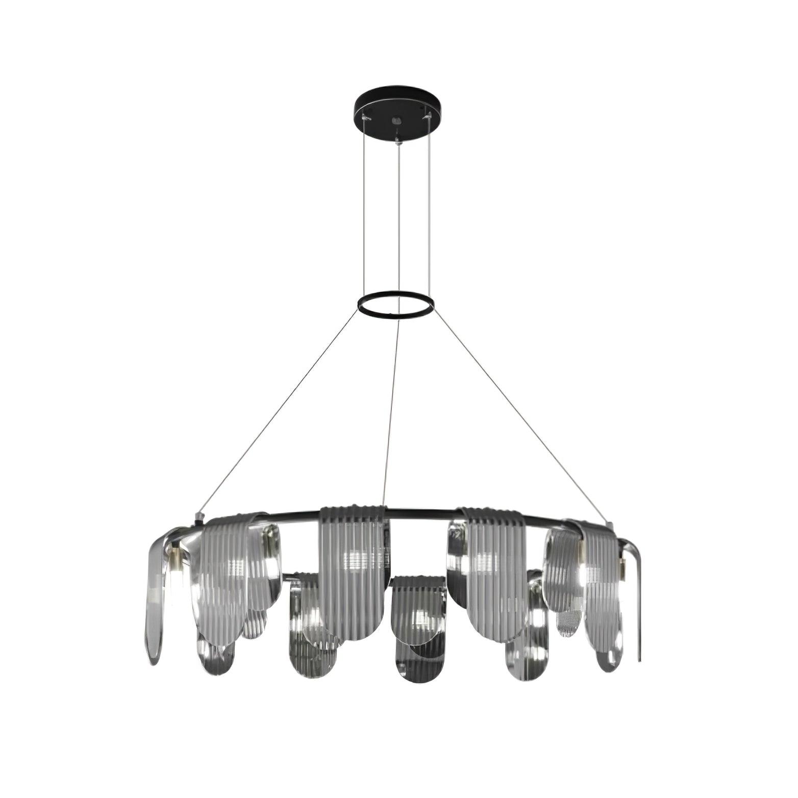 Leo Modern Glass Chandelier - Blowlighting