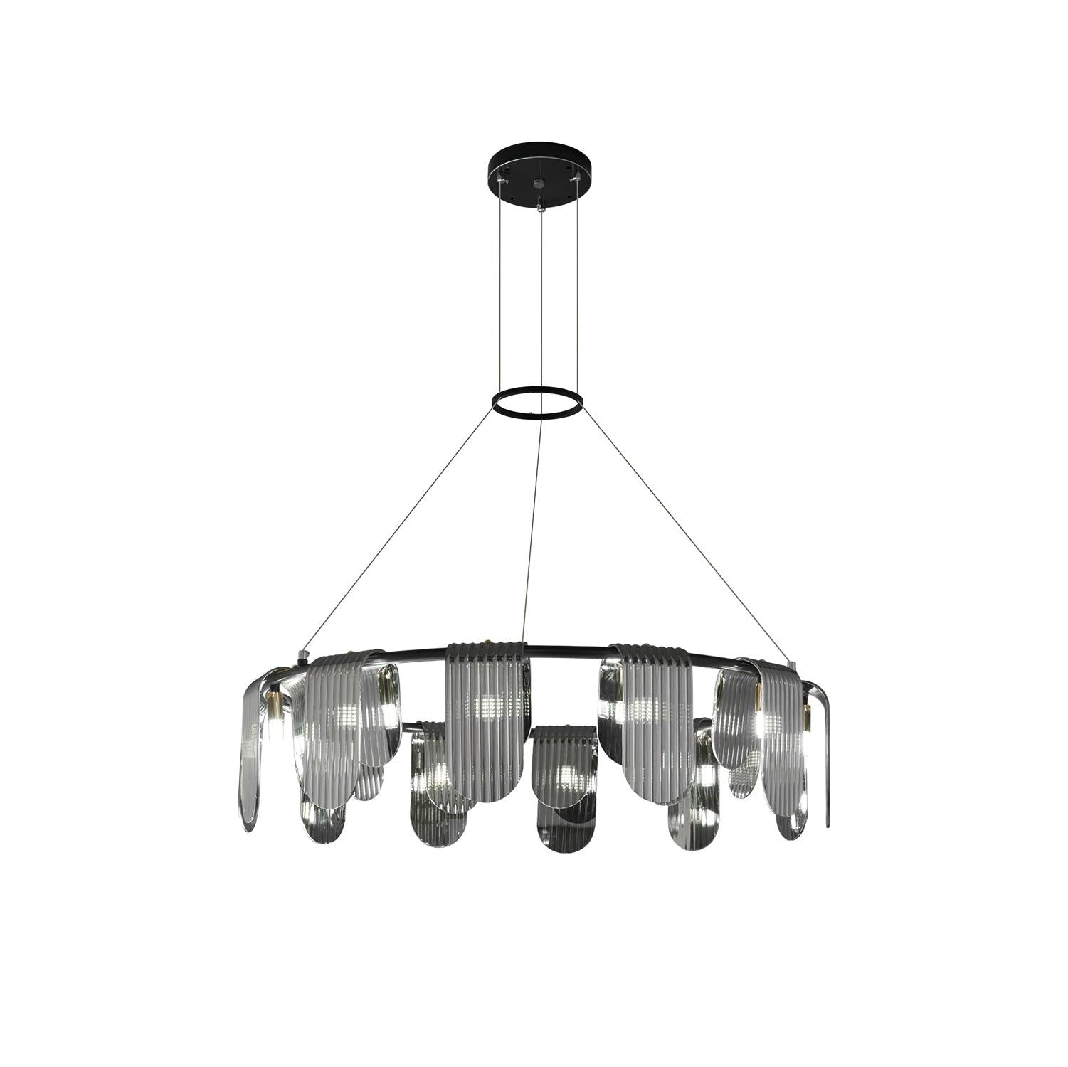Leo Modern Glass Chandelier - Blowlighting