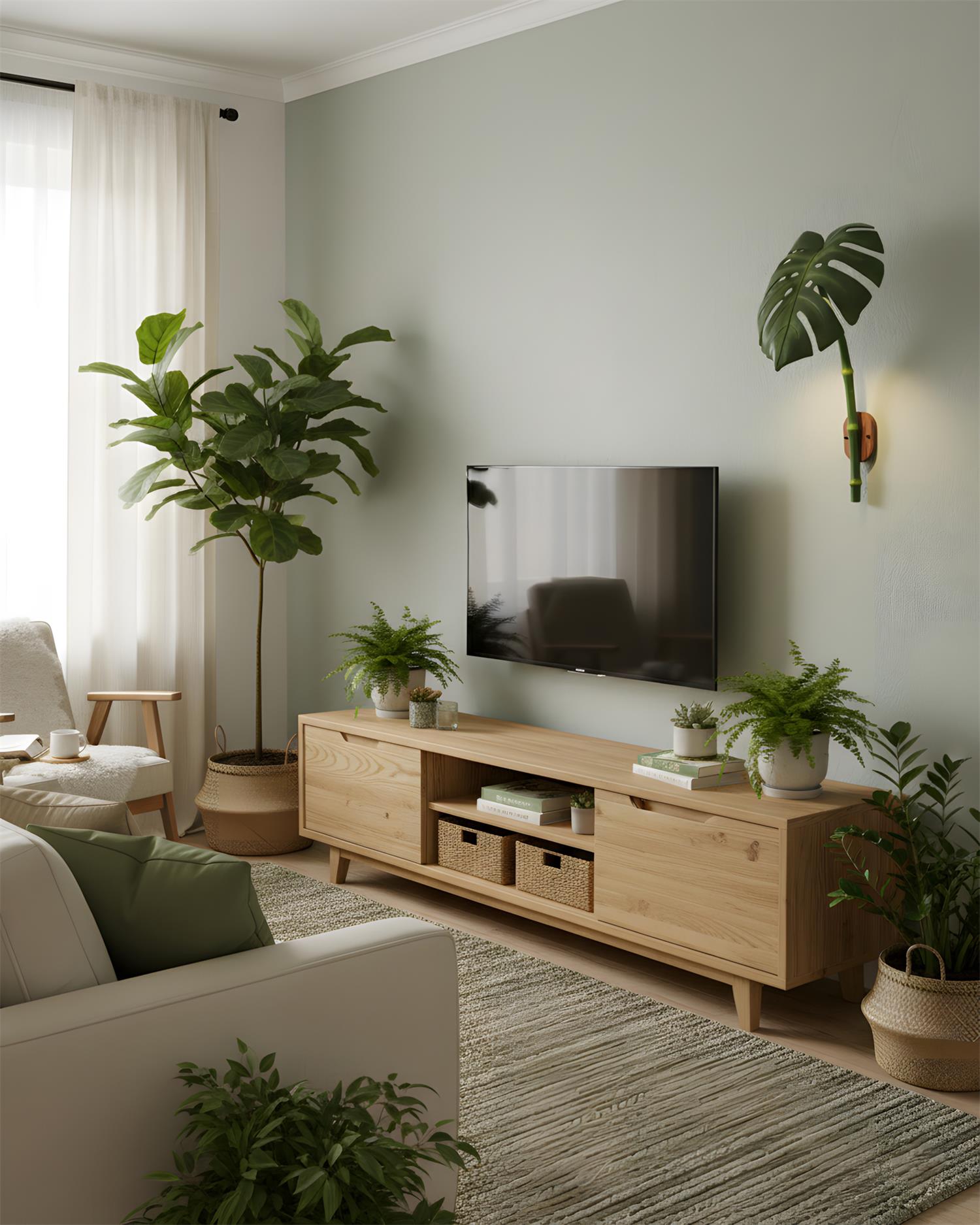 Folium Natural Resin Wall Light
