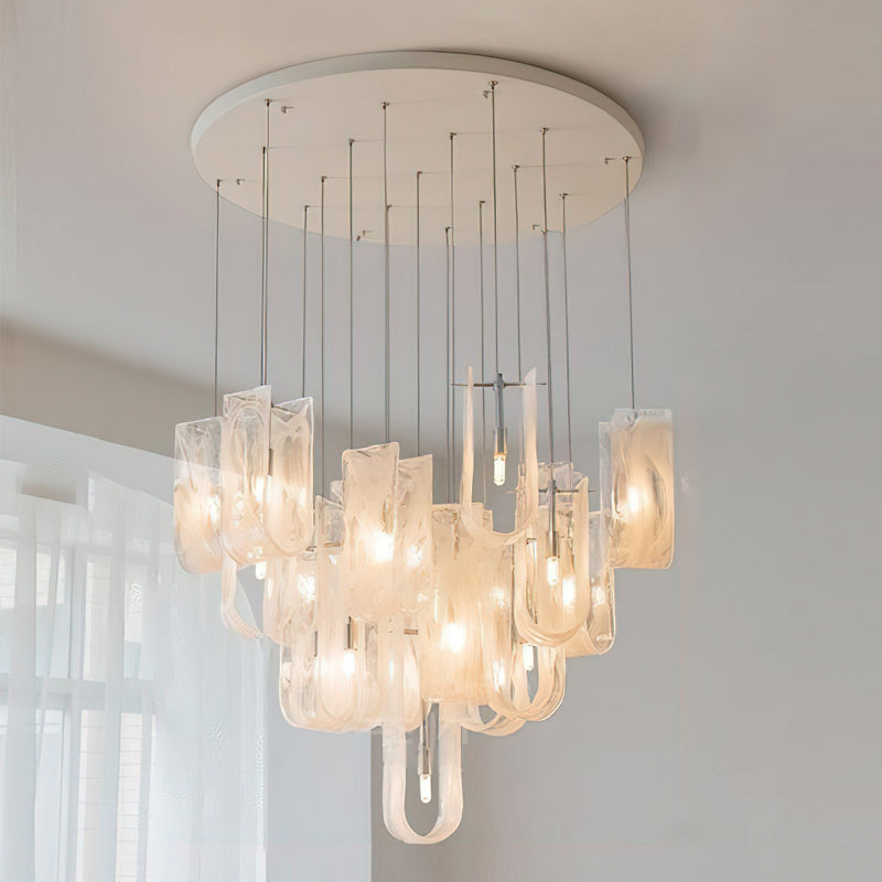Fontaine Organic Glass Chandelier
