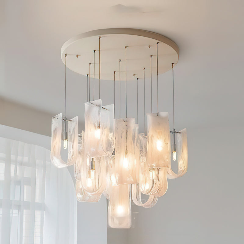 Fontaine Organic Glass Chandelier